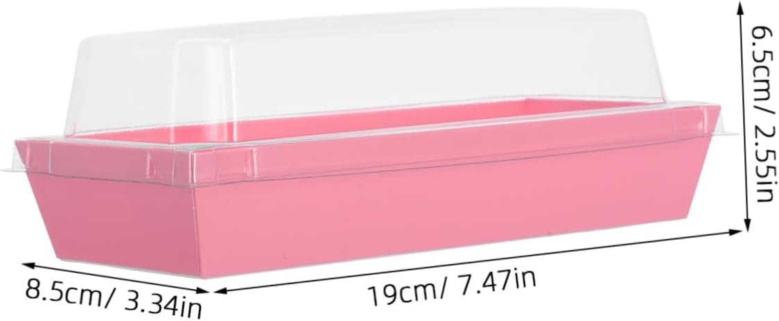 Großhandel 50 Stück rechteckige Lebensmittelaufbewahrungsboxen mit Deckeln aus klarem Kunststoff für Sandwiches, Gebäck und Sushi, ideal für Catering-Events und Meal Prep, Individuelles Logo vom Hersteller.