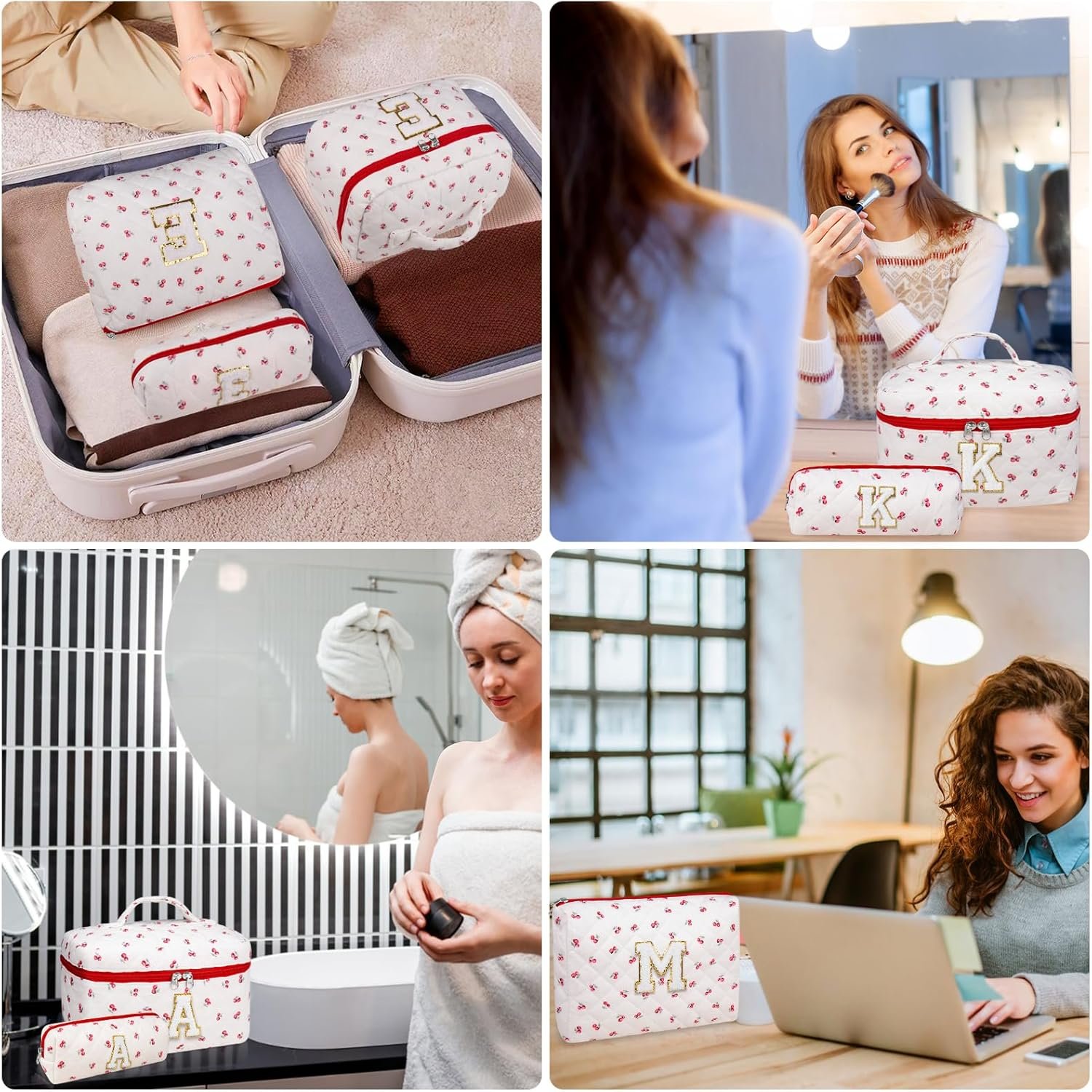 Großhandel individuelles Logo, großes florales Kosmetikset, personalisierte gesteppten Makeup Tasche für Frauen, niedliche Baumwolle maßgeschneiderte Make-up Taschen, Reise-Toilettetasche mit Blumen für Teenager Mädchen Geschenk Trendy Stuff Geschenk, OEM Großhandel individuelles Logo, großes florales Kosmetikset, personalisierte gesteppten Makeup Tasche für Frauen, niedliche Baumwolle maßgeschneiderte Make-up Taschen, Reise-Toilettetasche mit Blumen für Teenager Mädchen Geschenk Trendy Stuff Geschenk, OEM