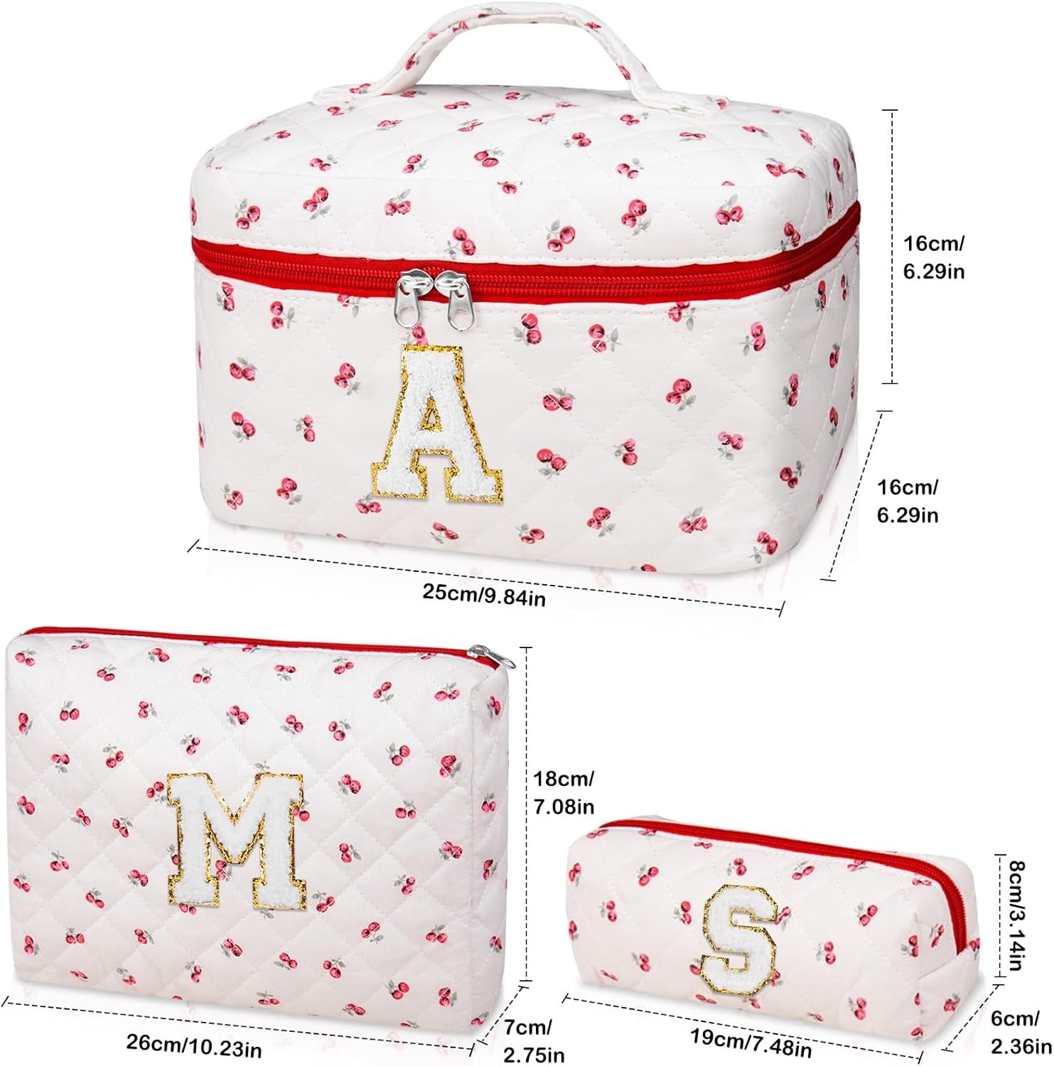 Großhandel individuelles Logo, großes florales Kosmetikset, personalisierte gesteppten Makeup Tasche für Frauen, niedliche Baumwolle maßgeschneiderte Make-up Taschen, Reise-Toilettetasche mit Blumen für Teenager Mädchen Geschenk Trendy Stuff Geschenk, OEM Großhandel individuelles Logo, großes florales Kosmetikset, personalisierte gesteppten Makeup Tasche für Frauen, niedliche Baumwolle maßgeschneiderte Make-up Taschen, Reise-Toilettetasche mit Blumen für Teenager Mädchen Geschenk Trendy Stuff Geschenk, OEM