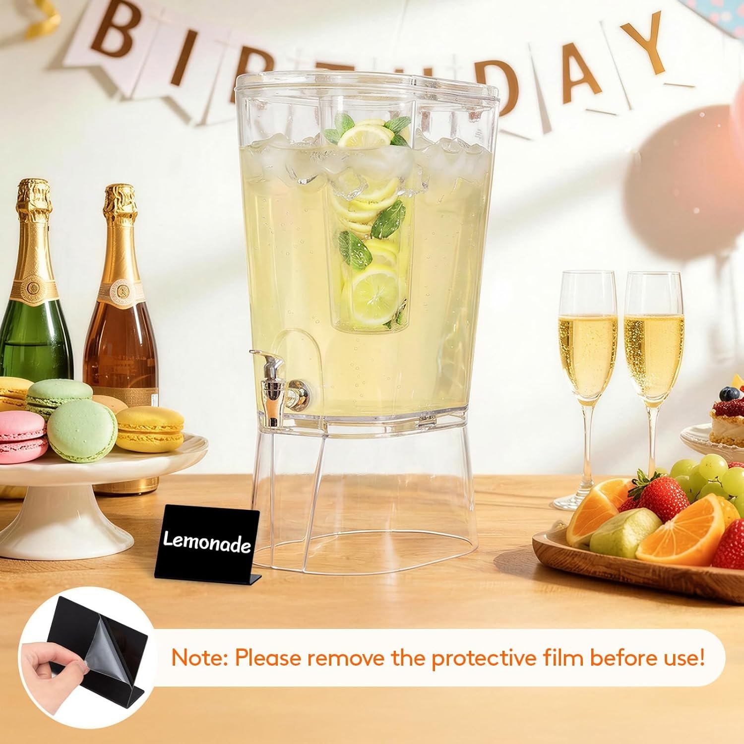 Großhandel großer 3 Gallonen Getränkespender für Partys, klarer Getränkebehälter mit Zapfhahn, BPA-frei, ideal für Saft, Tee oder Limonade, ermöglicht individuelles Logo, vom Hersteller geliefert, inklusive Ständer und Eisbehälter, auch für Bulk-Bestellungen geeignet.