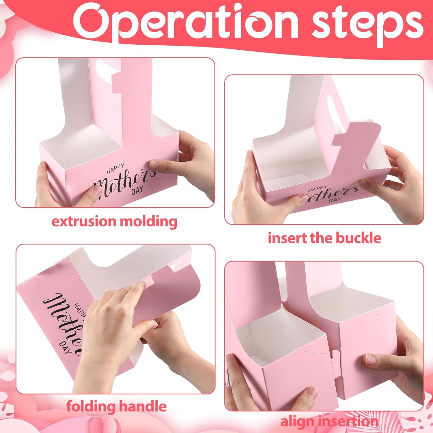 Großhandel 24er Pack 2-Tassen-Getränke-Träger mit Henkel für den Muttertag, bedruckbarer Pappbecher-Träger für heiße und kalte Getränke, individuelle Logo-Optionen, ideal für Essenslieferungen und als To-Go-Kaffeebecherhalter.