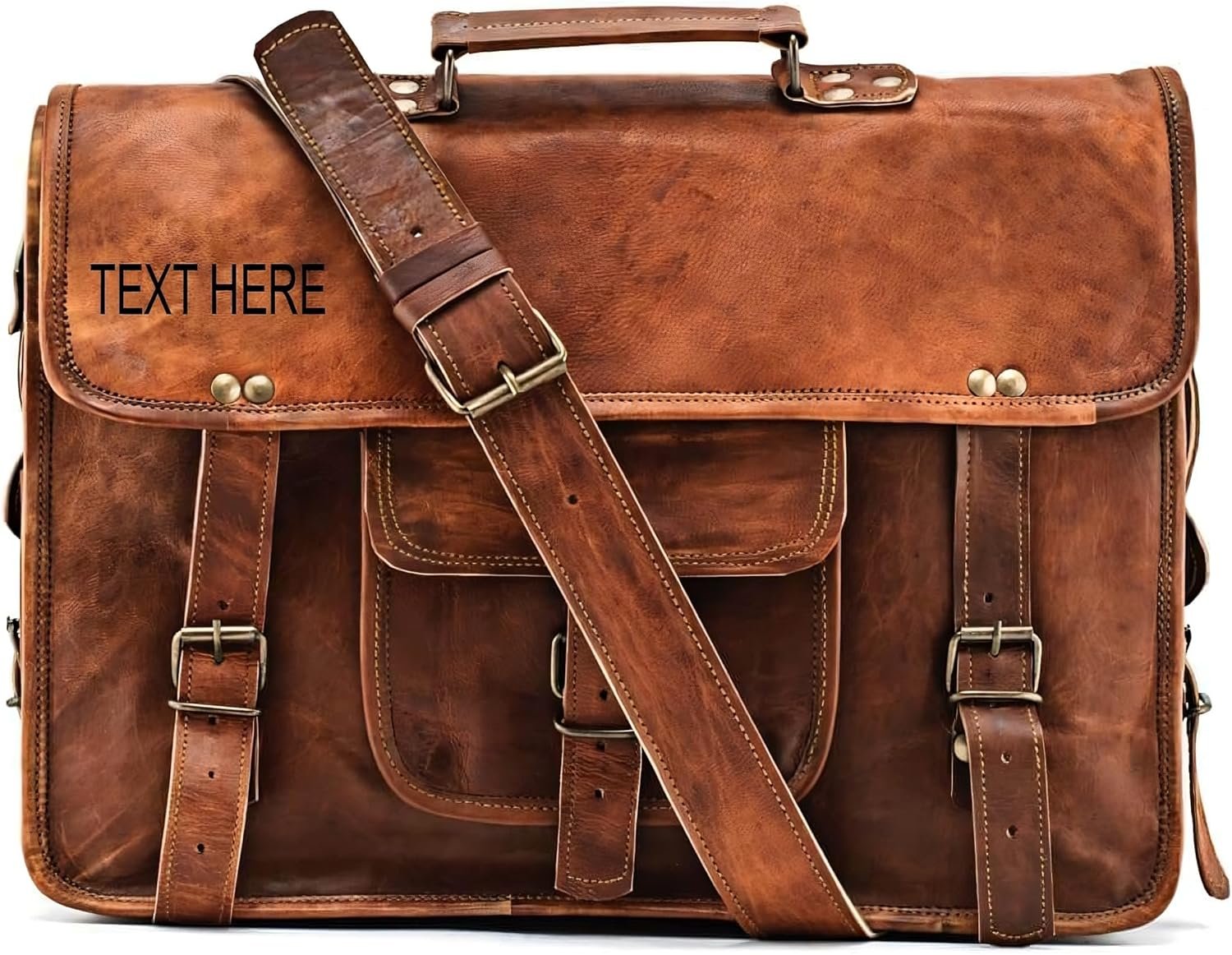 Großhandel Vintage Leder Messenger Bag für Männer/Frauen, personalisierte Umhängetasche, Laptop Tasche für Büro/Reisen, OEM und handgefertigtes Leder Schulter-Satchel für vielseitige Anwendungen, Hersteller in hoher Qualität