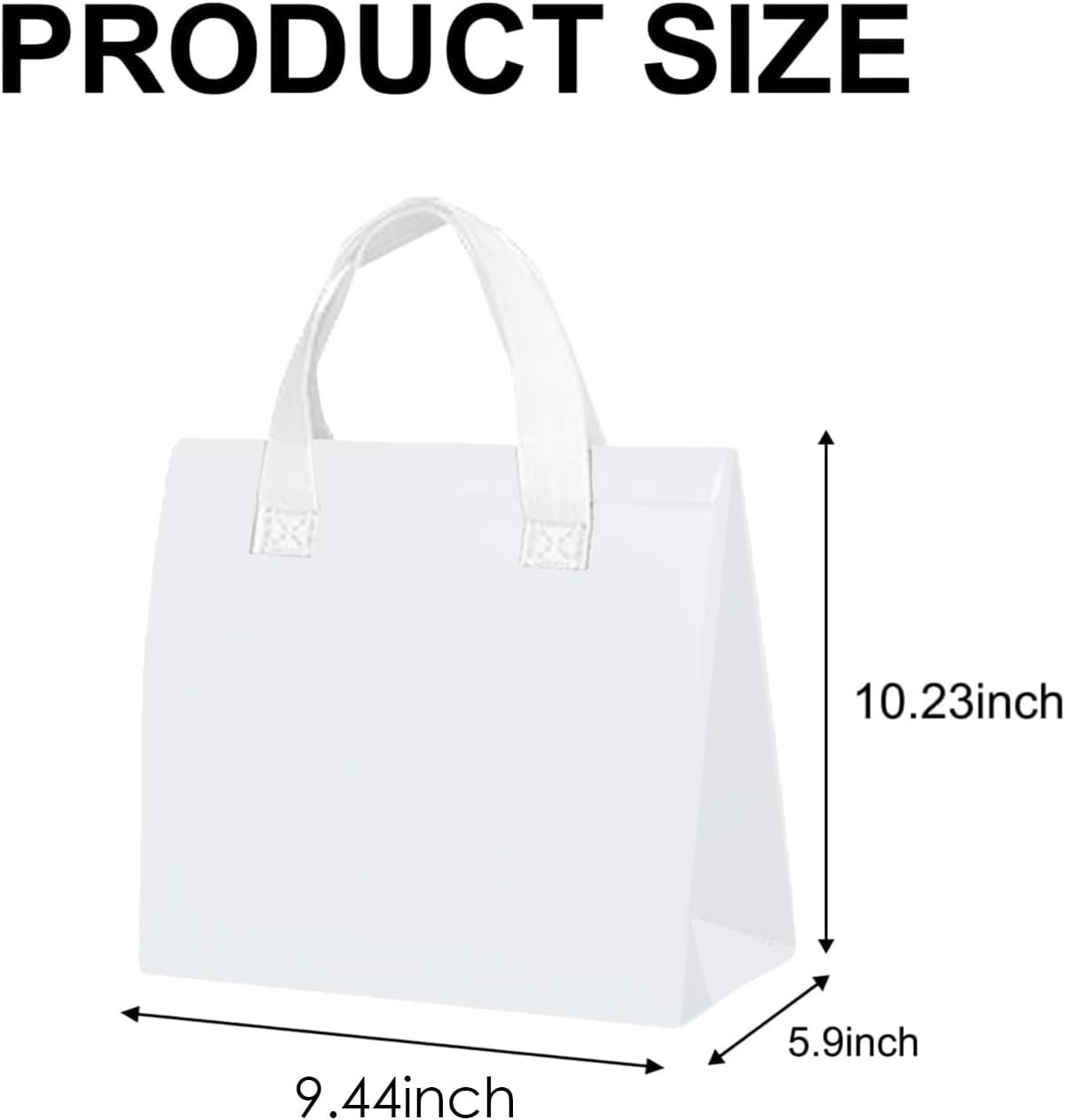 Großhandel 25 Stück isolierte Take Away Taschen - 6 x 9,5 x 10 Zoll thermische Take-Out-Taschen - OEM für heiße und kalte Speisen, Disposable Food Delivery (weiß) Großhandel 25 Stück isolierte Take Away Taschen - 6 x 9,5 x 10 Zoll thermische Take-Out-Taschen - OEM für heiße und kalte Speisen, Disposable Food Delivery (weiß)
