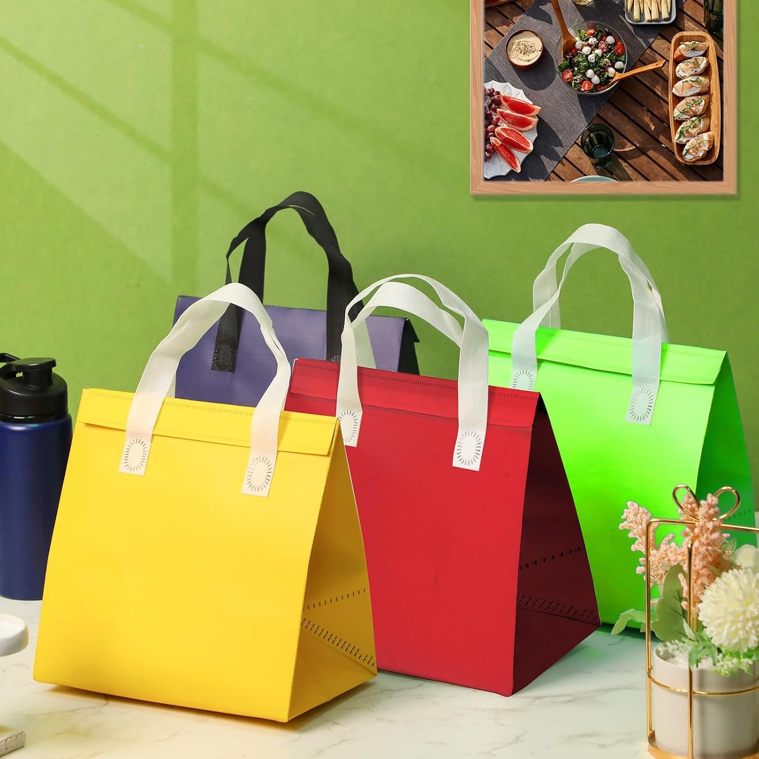 Großhandel 150 Stück isolierte Take-Away Taschen 9,5 x 9,5 x 6 Zoll für Lebensmittel Pizza Lieferung - OEM individuelle Logo Kühl Taschen in Bulk für heiße und kalte Getränke. Großhandel 150 Stück isolierte Take-Away Taschen 9,5 x 9,5 x 6 Zoll für Lebensmittel Pizza Lieferung - OEM individuelle Logo Kühl Taschen in Bulk für heiße und kalte Getränke.