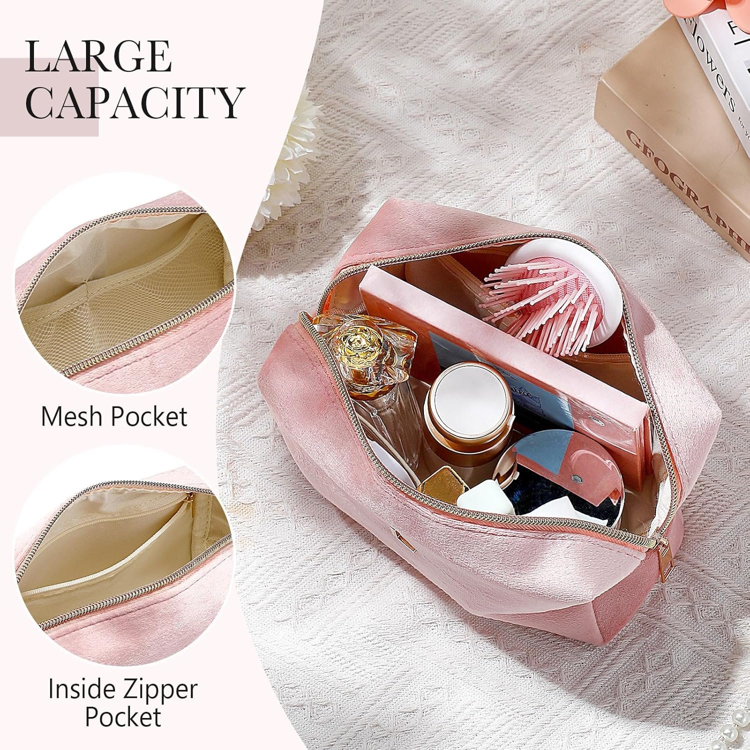 Großhandel Kosmetiktaschen in Pink Samt mit Monogramm, individuelles Logo, personalisierte Reise-Toilettenbeutel für Frauen, Mädchen, Lehrerinnen, Mütter, Brautjungfern, Geschenke zu Valentinstag, Geburtstag und Abschlussfeiern, OEM Hersteller in Großmenge. Großhandel Kosmetiktaschen in Pink Samt mit Monogramm, individuelles Logo, personalisierte Reise-Toilettenbeutel für Frauen, Mädchen, Lehrerinnen, Mütter, Brautjungfern, Geschenke zu Valentinstag, Geburtstag und Abschlussfeiern, OEM Hersteller in Großmenge.