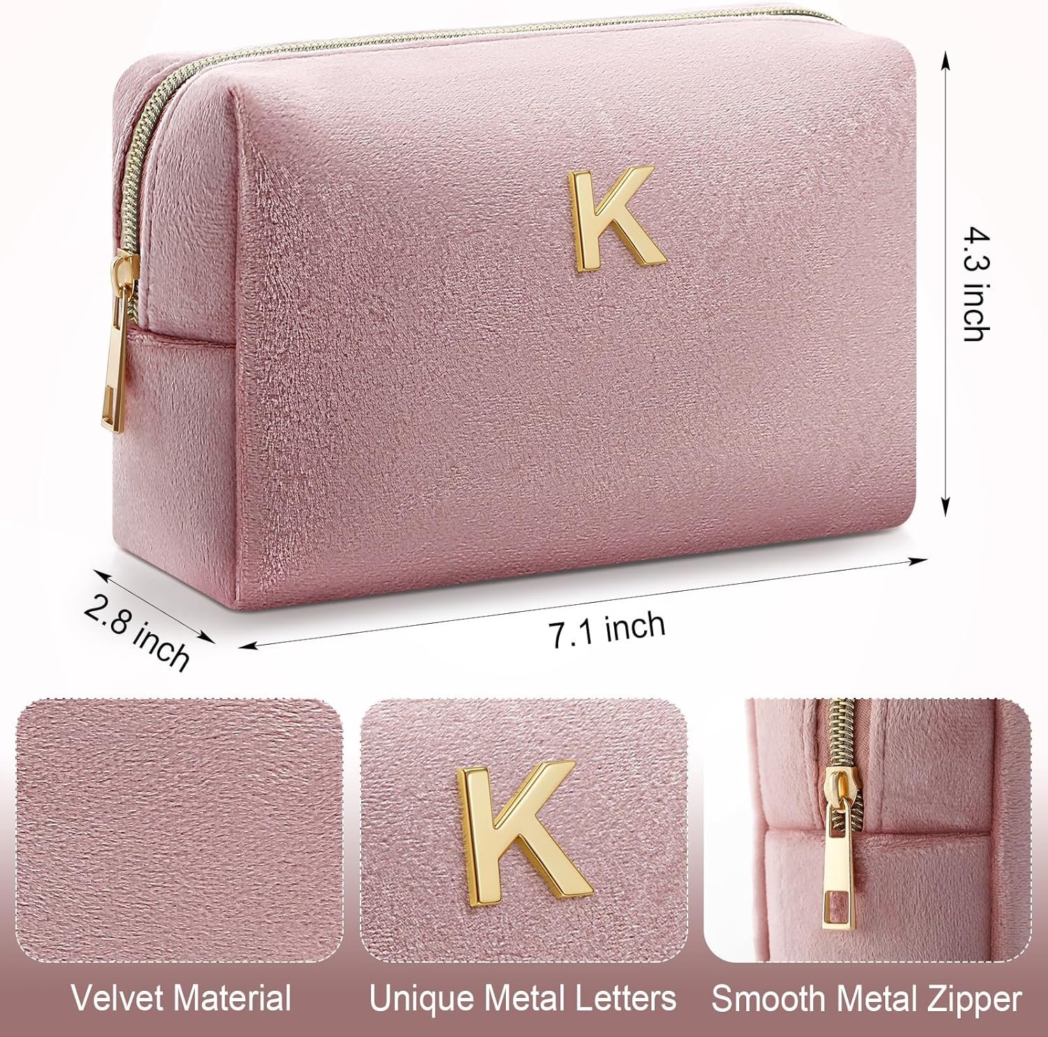 Großhandel Kosmetiktaschen in Pink Samt mit Monogramm, individuelles Logo, personalisierte Reise-Toilettenbeutel für Frauen, Mädchen, Lehrerinnen, Mütter, Brautjungfern, Geschenke zu Valentinstag, Geburtstag und Abschlussfeiern, OEM Hersteller in Großmenge. Großhandel Kosmetiktaschen in Pink Samt mit Monogramm, individuelles Logo, personalisierte Reise-Toilettenbeutel für Frauen, Mädchen, Lehrerinnen, Mütter, Brautjungfern, Geschenke zu Valentinstag, Geburtstag und Abschlussfeiern, OEM Hersteller in Großmenge.