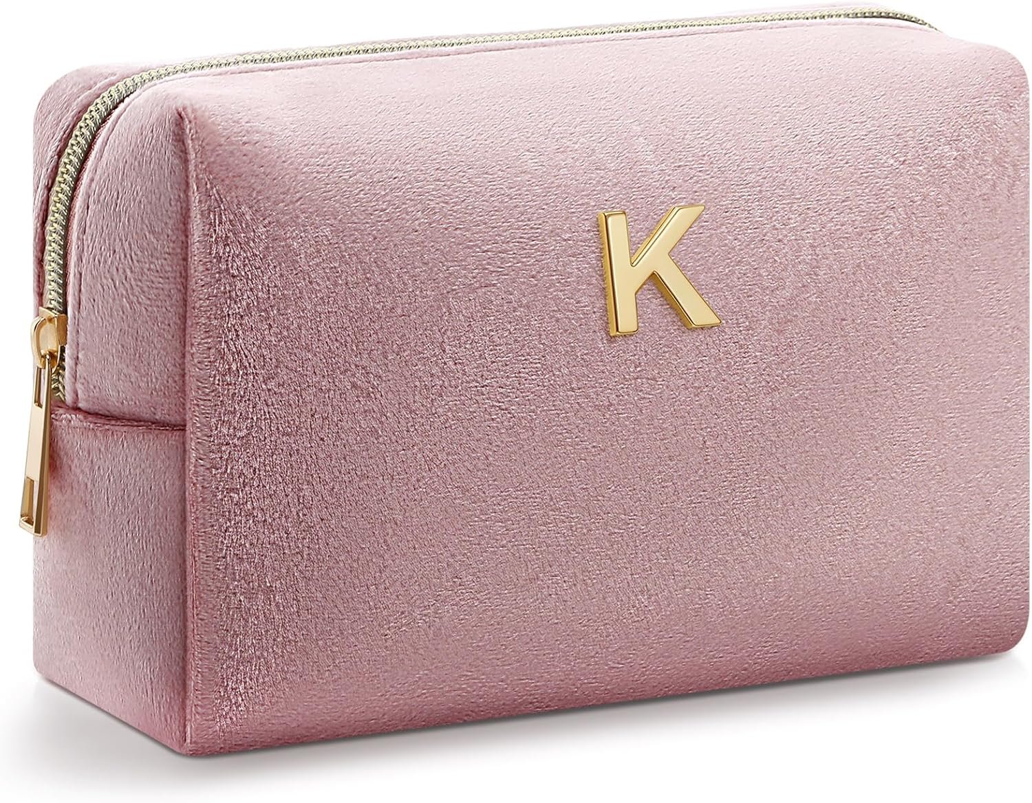 Großhandel Kosmetiktaschen in Pink Samt mit Monogramm, individuelles Logo, personalisierte Reise-Toilettenbeutel für Frauen, Mädchen, Lehrerinnen, Mütter, Brautjungfern, Geschenke zu Valentinstag, Geburtstag und Abschlussfeiern, OEM Hersteller in Großmenge.