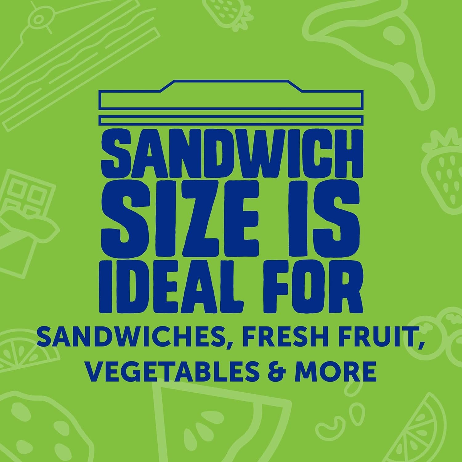 Großhandel Sandwich- und Snackbeutel 175 Stück mit EasyGuide Textur, Hersteller von Plastiktüten mit Grip 'n Seal Technologie und individuellem Logo.