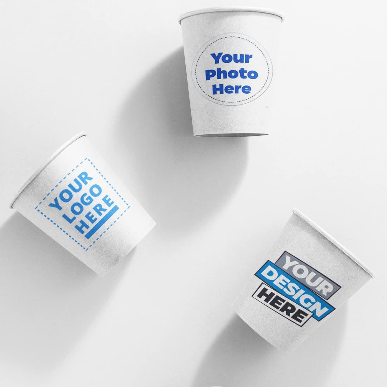 Großhandel individuelle Papierbecher – Personalisierte Tassen mit eigenem Logo für heiße und kalte Getränke – zuverlässige Becher für Kaffee in Geschäften, Büros, Unternehmen (8oz - 100 Stück) als OEM Hersteller.