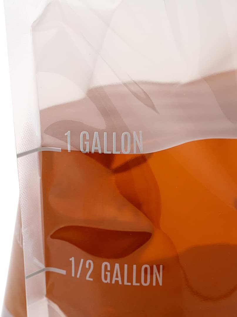 Großhandel 1-Gallonen Wasserbehälter mit 10 Getränkebeuteln - Zusammenklappbar und inklusive manipulationssicherer Kappen, klare Kunststoffbeutel für Catering-Events, Camping oder Wandern, OEM, langlebiger Griff.