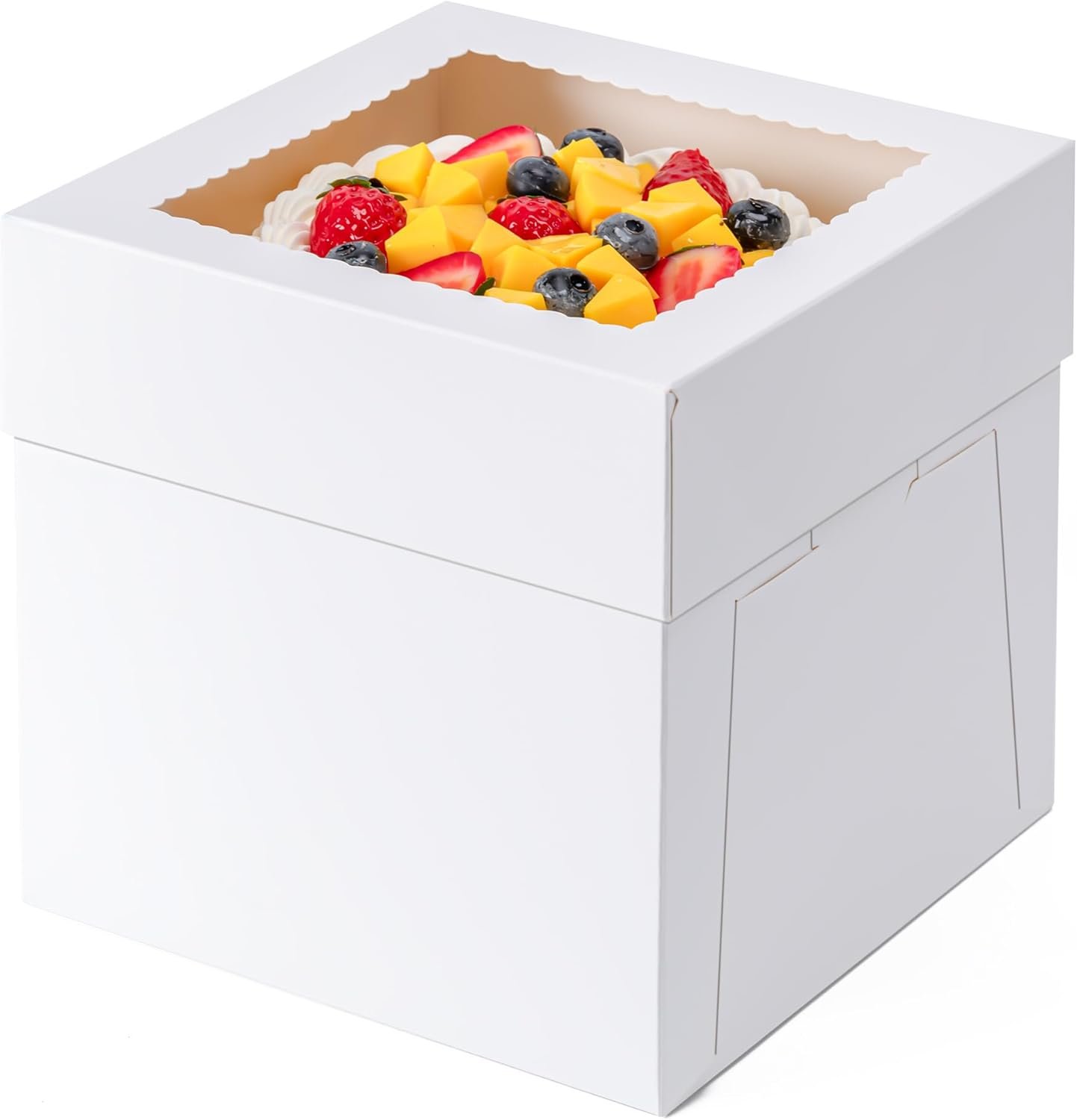Individuelles Logo Kuchenboxen 3er Pack 10 Zoll 10x10x8 Zoll hohe große Box für Transport von Kuchen, Einweg-Kuchenbehälter mit Deckel und großem Fenster, für Kekse, Torten, Cupcakes, Gebäck - perfekte Eigenmarke für Hochzeiten, Geburtstagsfeiern, Partys - vom Hersteller. Individuelles Logo Kuchenboxen 3er Pack 10 Zoll 10x10x8 Zoll hohe große Box für Transport von Kuchen, Einweg-Kuchenbehälter mit Deckel und großem Fenster, für Kekse, Torten, Cupcakes, Gebäck - perfekte Eigenmarke für Hochzeiten, Geburtstagsfeiern, Partys - vom Hersteller.
