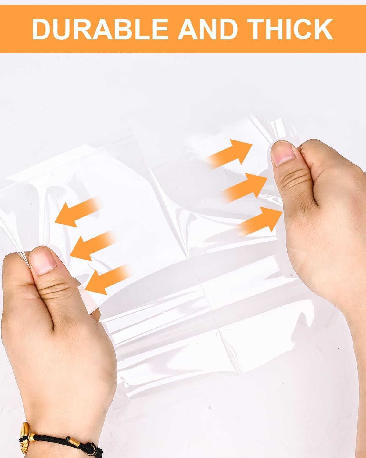 Individuelles Logo für 300 Stück selbstklebende Cookie-Beutel, 4x6 Zoll selbstschließend transparente Zellophanbeutel, wiederverwendbare Zellophantüten für Verpackungen, Geschenke, Süßigkeiten, Lebensmittel vom Hersteller