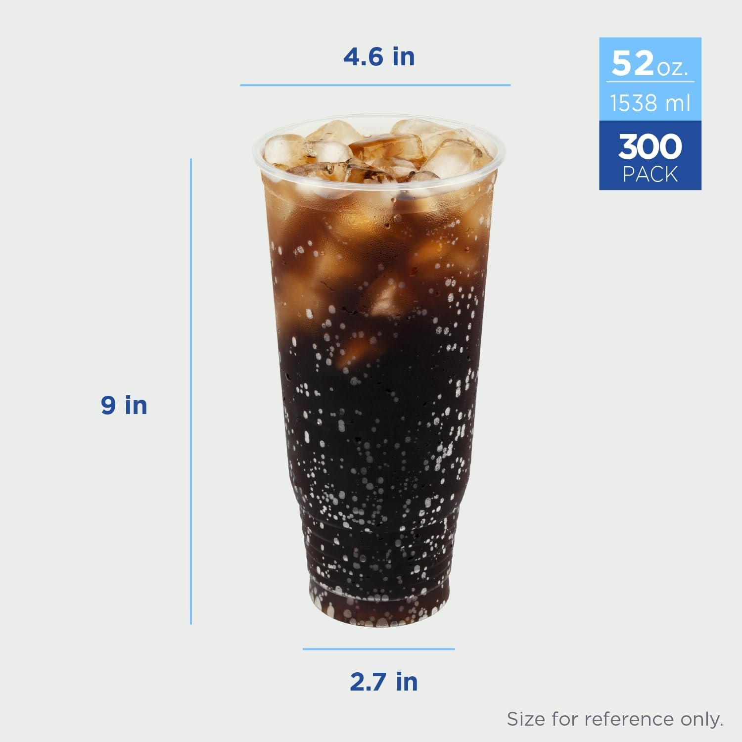 Großhandel 300 Stück 52oz PP Plastikbecher für kalte Getränke, BPA-frei, 117mm Durchmesser, ideal für Partys und Veranstaltungen, vom Hersteller mit individuellem Logo