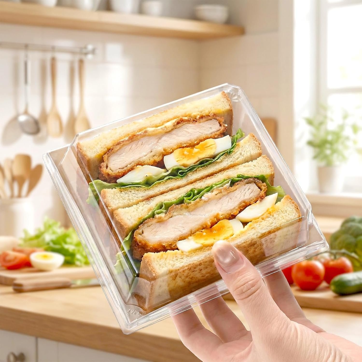 Großhandel Set aus 100 Sandwich-Boxen, 5