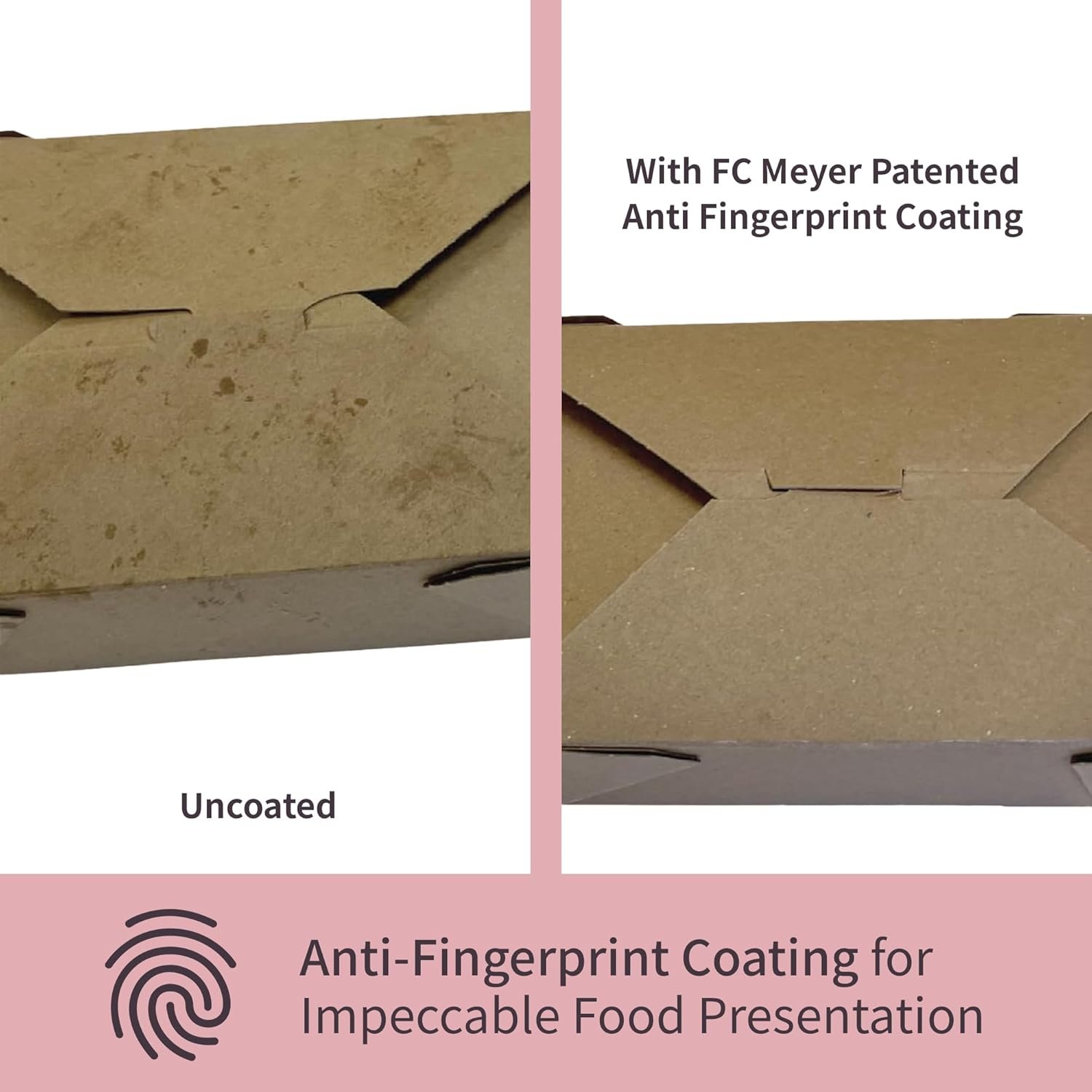 Individuelles Logo für 15 Stück kleine Papierschachteln mit Fenster, Einweg-Kartons für die Gastronomie, Lunchbox und Aufbewahrungsbehälter, 7 3⁄4” x 5 1⁄2” x 2 1⁄2“, Hersteller für Restaurantbedarf.