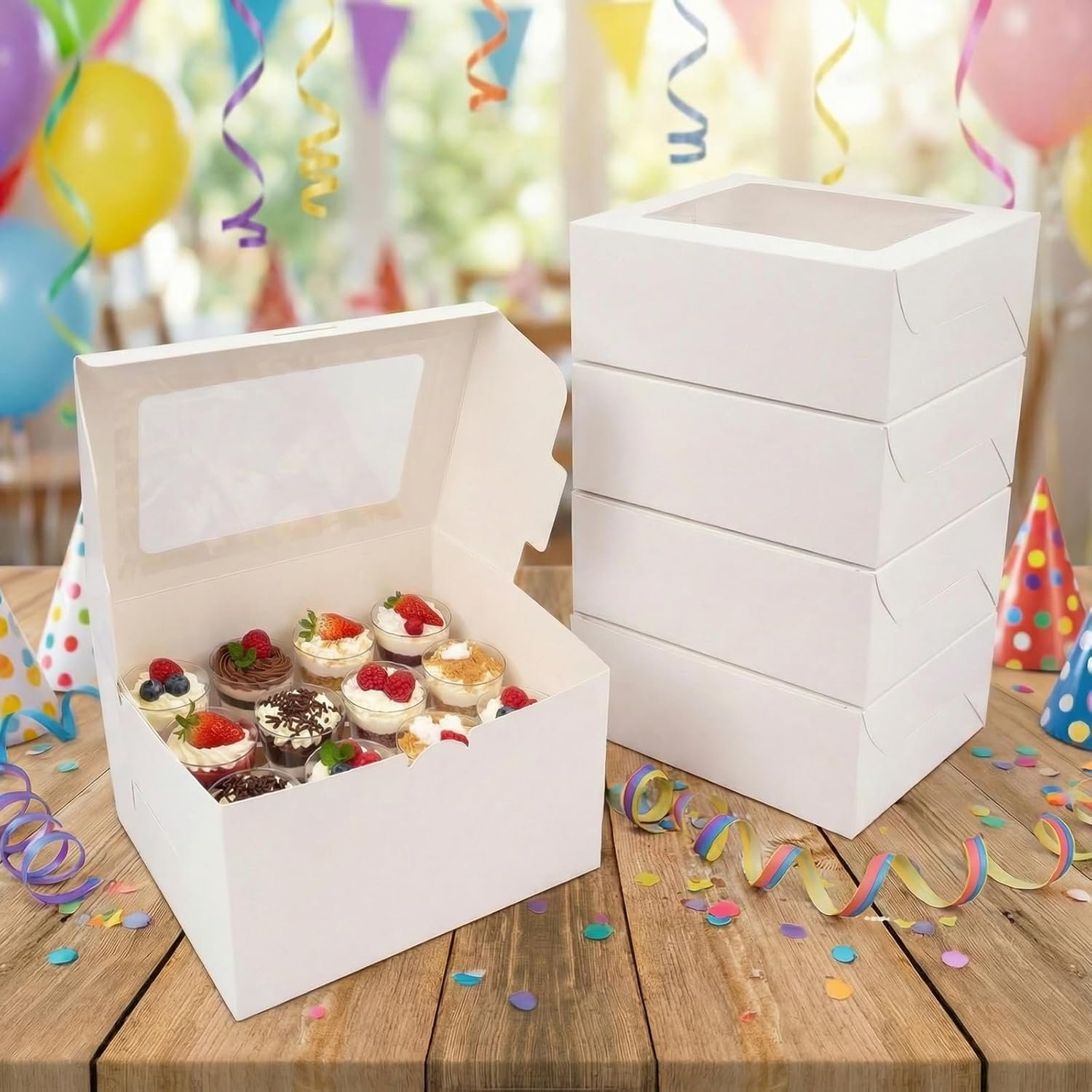 Großhandel Dessert Shooter Boxen, 10-Pack für 12 Stück 3 oz Dessert Shooter, Individuelles Logo, vom Hersteller.