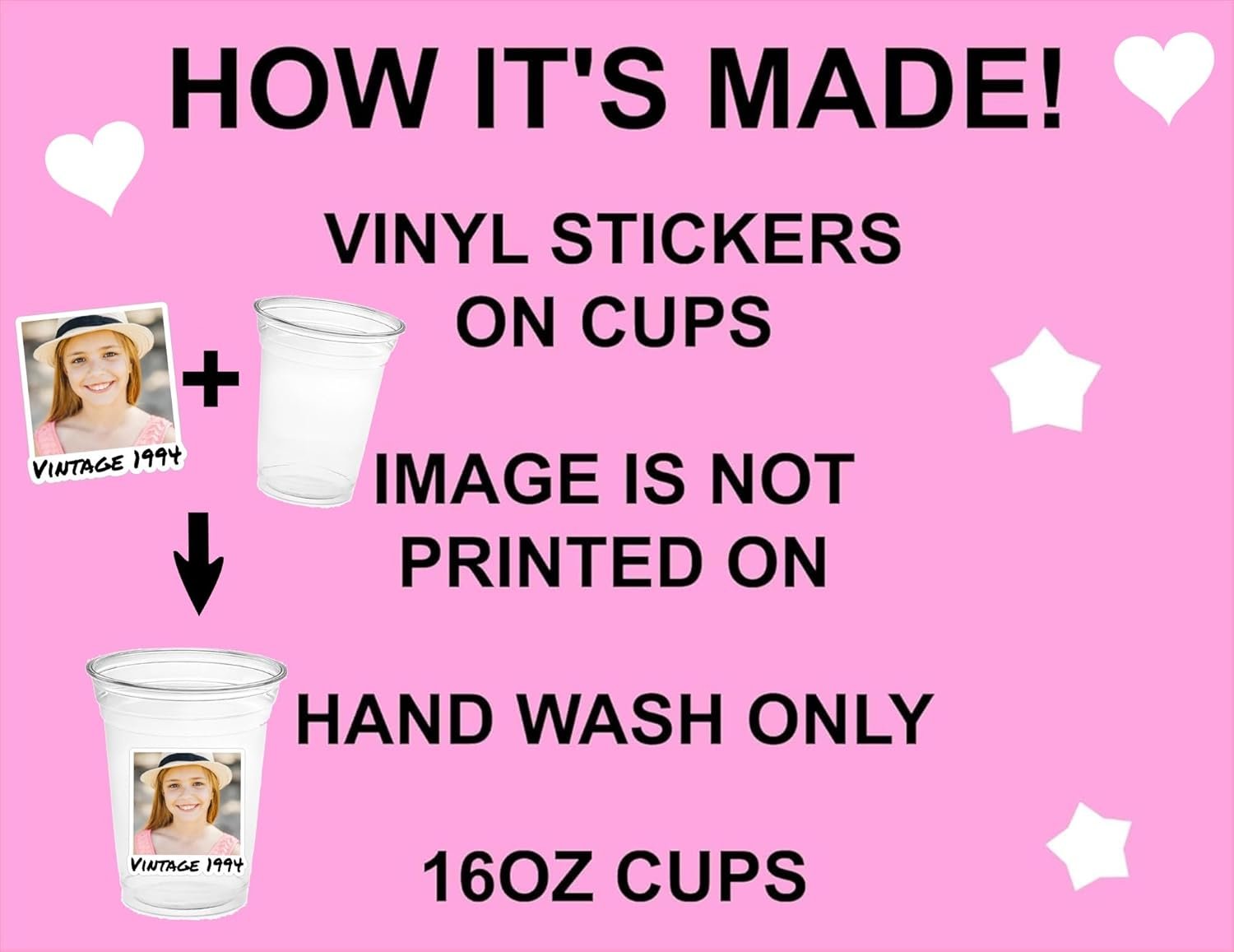 Großhandel personalisierte Becher mit Fotos, Set von 12, individuelle Partydekorationen, Hersteller für lustige Gesichtsbecher, OEM 16 oz Trinkbecher als Partygeschenke.