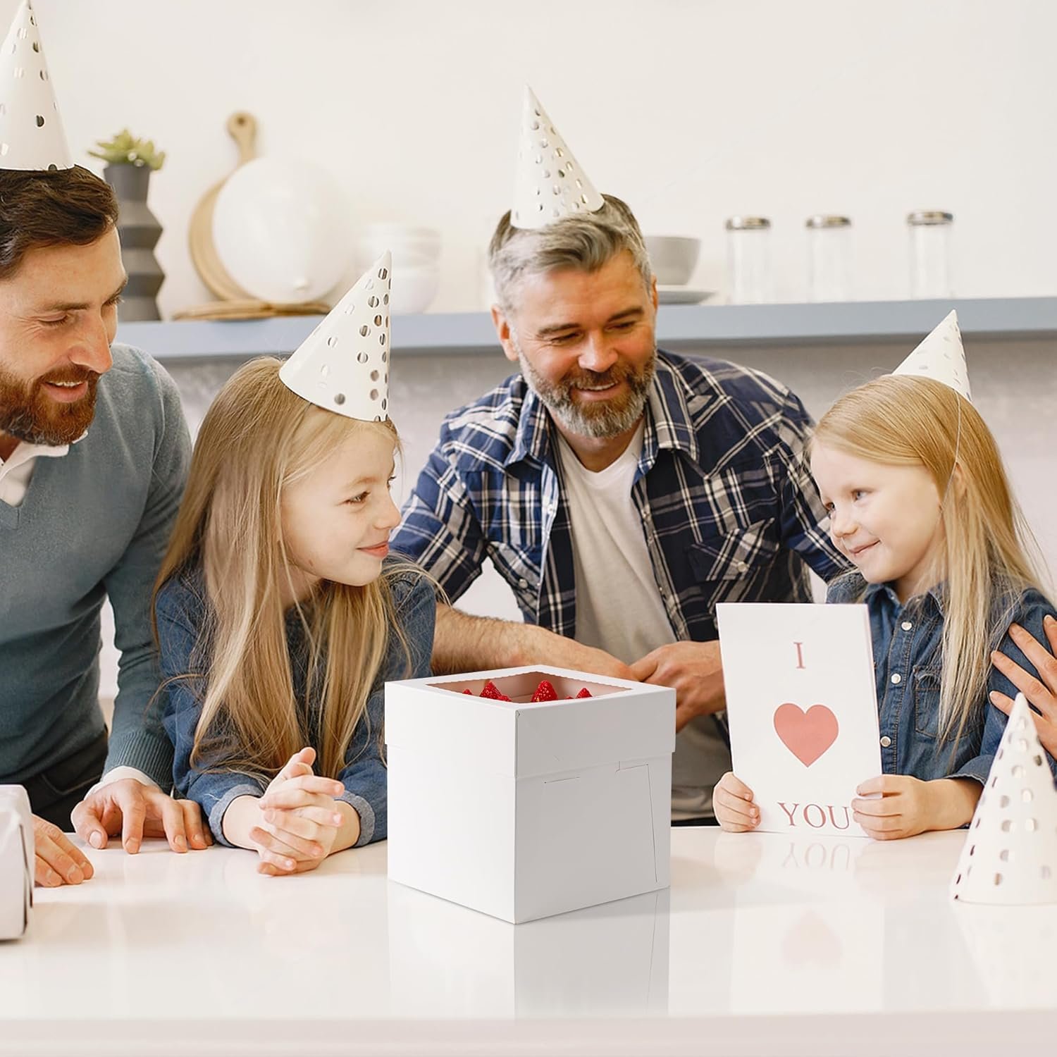 Individuelles Logo Kuchenboxen 3er Pack 10 Zoll 10x10x8 Zoll hohe große Box für Transport von Kuchen, Einweg-Kuchenbehälter mit Deckel und großem Fenster, für Kekse, Torten, Cupcakes, Gebäck - perfekte Eigenmarke für Hochzeiten, Geburtstagsfeiern, Partys - vom Hersteller. Individuelles Logo Kuchenboxen 3er Pack 10 Zoll 10x10x8 Zoll hohe große Box für Transport von Kuchen, Einweg-Kuchenbehälter mit Deckel und großem Fenster, für Kekse, Torten, Cupcakes, Gebäck - perfekte Eigenmarke für Hochzeiten, Geburtstagsfeiern, Partys - vom Hersteller.