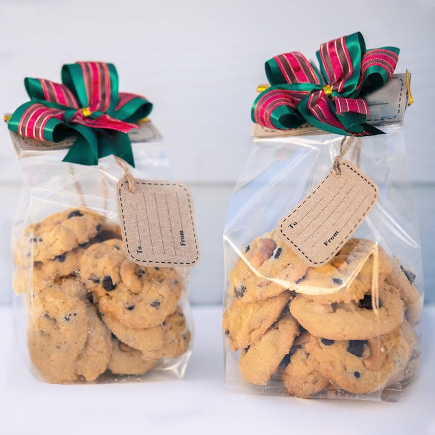 Großhandel Gusseted Flachboden Cellophane Taschen mit Papier-Einlage 50 Stück 5x3x12 Zoll, Hersteller für individuelles Logo, OEM verfügbar