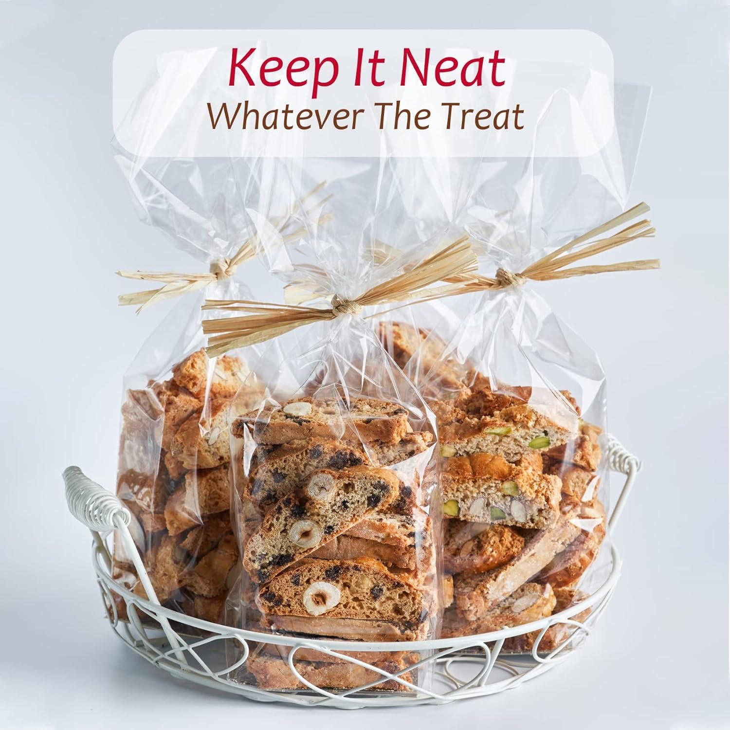 Großhandel Gusseted Flachboden Cellophane Taschen mit Papier-Einlage 50 Stück 5x3x12 Zoll, Hersteller für individuelles Logo, OEM verfügbar