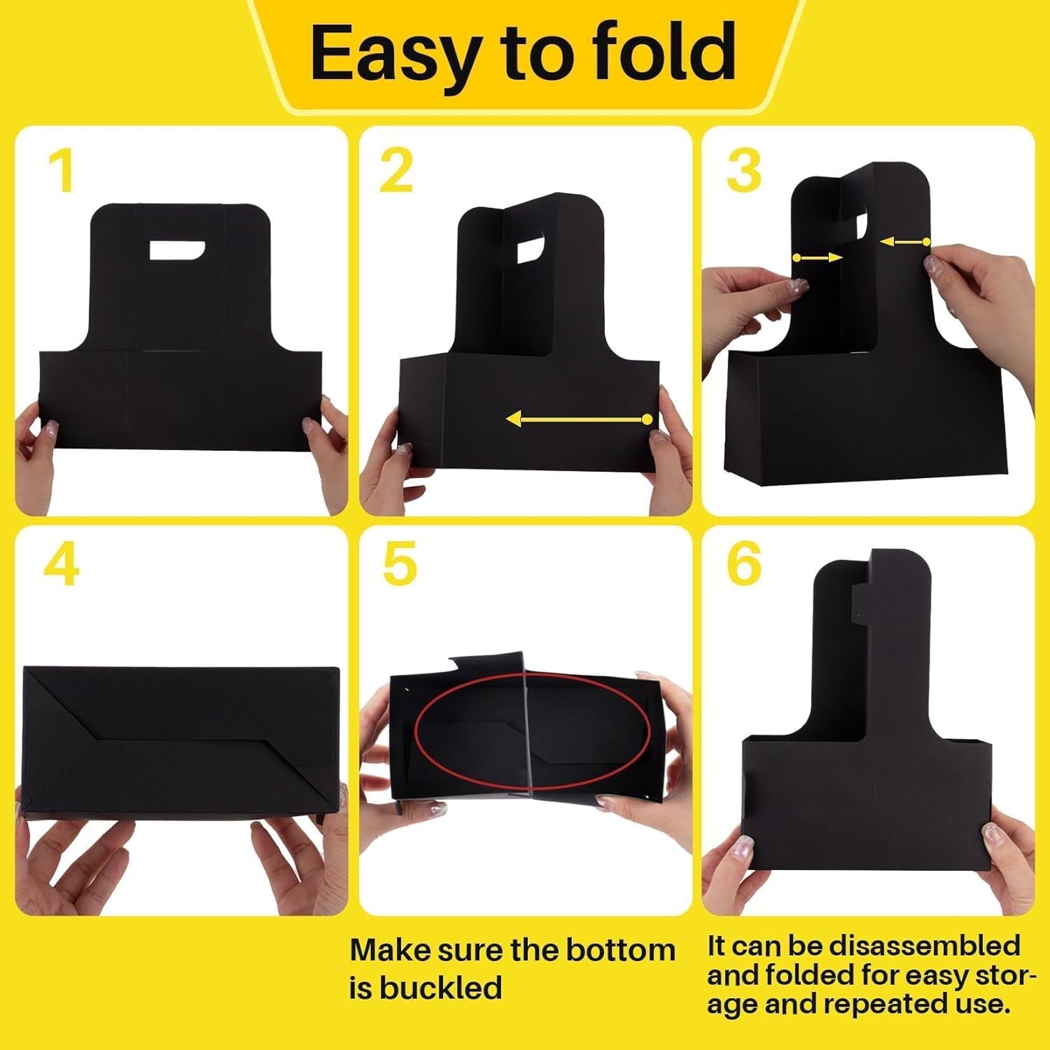 Großhandel 2er Träger für Getränke mit Griff - 12 Stück Einweg-Papierkaffeebecherhalter, stabiler Becherträger für die Lieferung von heißen/kalten Getränken, individuelles Logo für Ihre Eigenmarke.