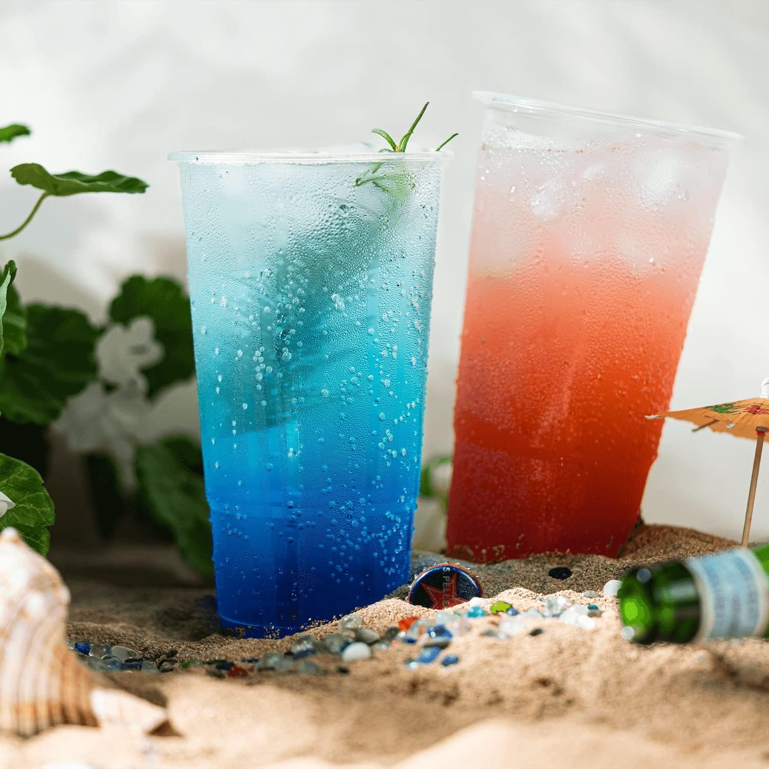 Großhandel 32oz - 600 ct PP-Kunststoffbecher für kalte Getränke, BPA-frei und 100% recycelbar, Hersteller für individuelles Logo und Eigenmarke, Durchmesser 104,5 mm, Bulk-Angebot