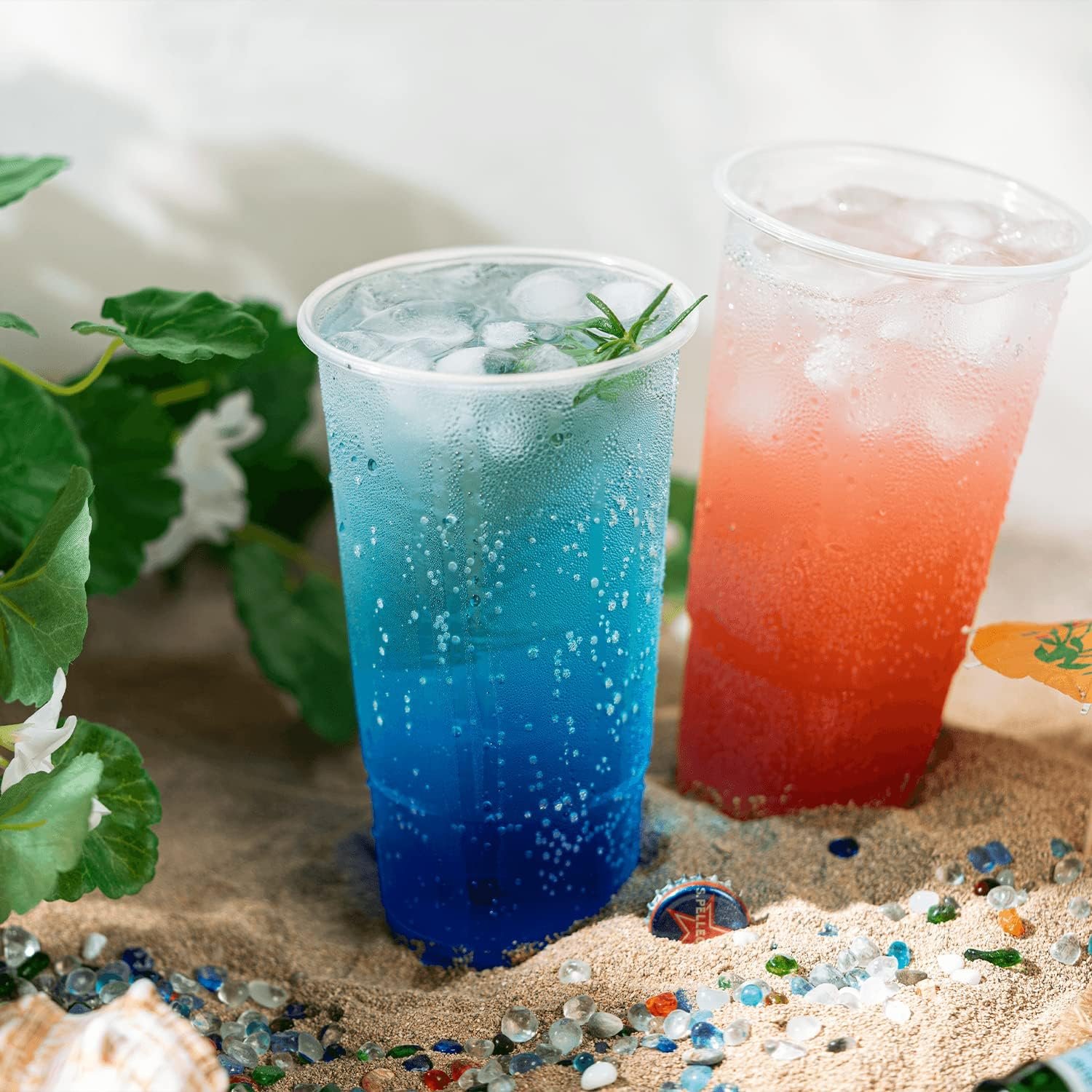 Großhandel 32oz - 600 ct PP-Kunststoffbecher für kalte Getränke, BPA-frei und 100% recycelbar, Hersteller für individuelles Logo und Eigenmarke, Durchmesser 104,5 mm, Bulk-Angebot