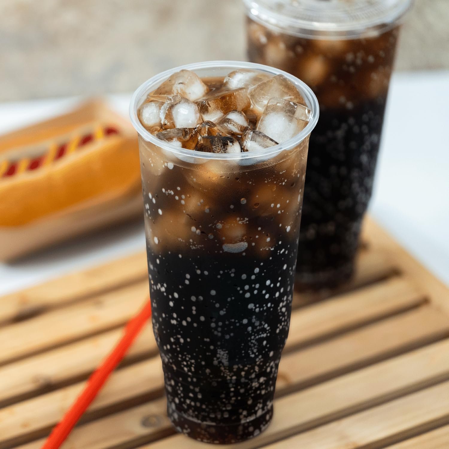 Großhandel 300 Stück 52oz PP Plastikbecher für kalte Getränke, BPA-frei, 117mm Durchmesser, ideal für Partys und Veranstaltungen, vom Hersteller mit individuellem Logo