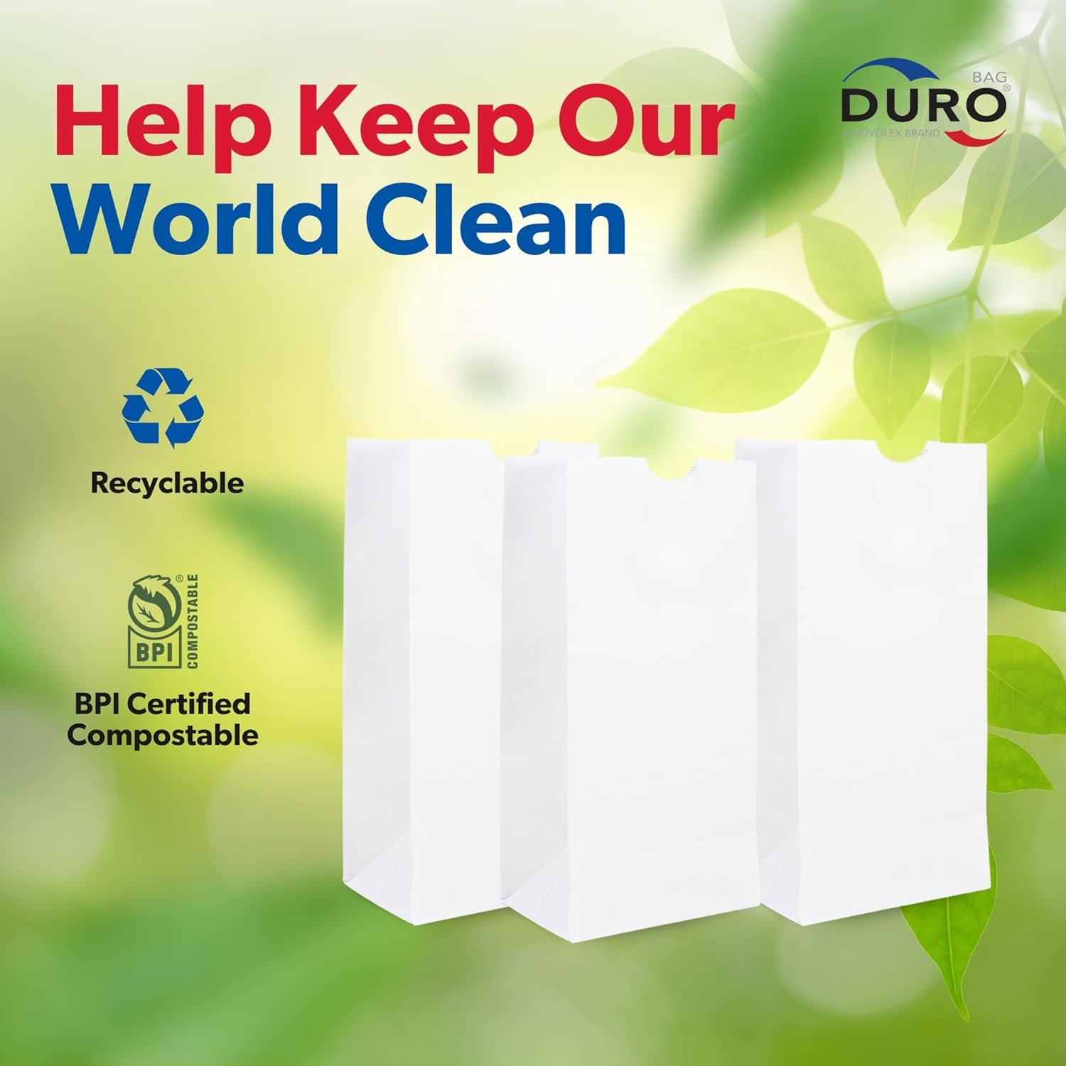 Individuelles Logo für 500 Stück weiße Papierbeutel, Sandwich-Papierbeutel für Süßigkeiten, Snacks, Treats und Popcorn - 5,00 x 3,12 x 9,75 Zoll, Eigenmarke vom Hersteller für Einweg-Lunchsäcke.