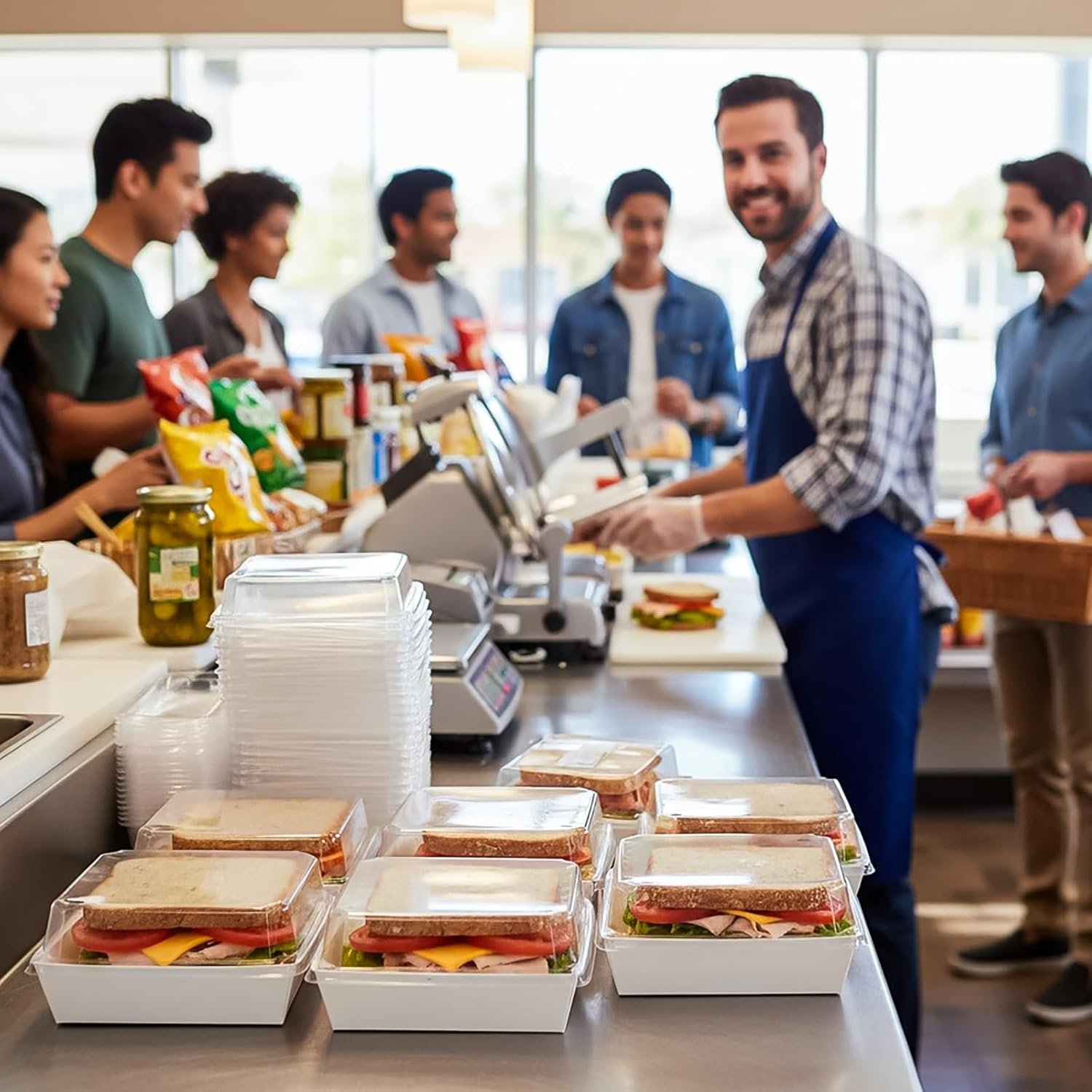 Großhandel Set aus 100 Sandwich-Boxen, 5