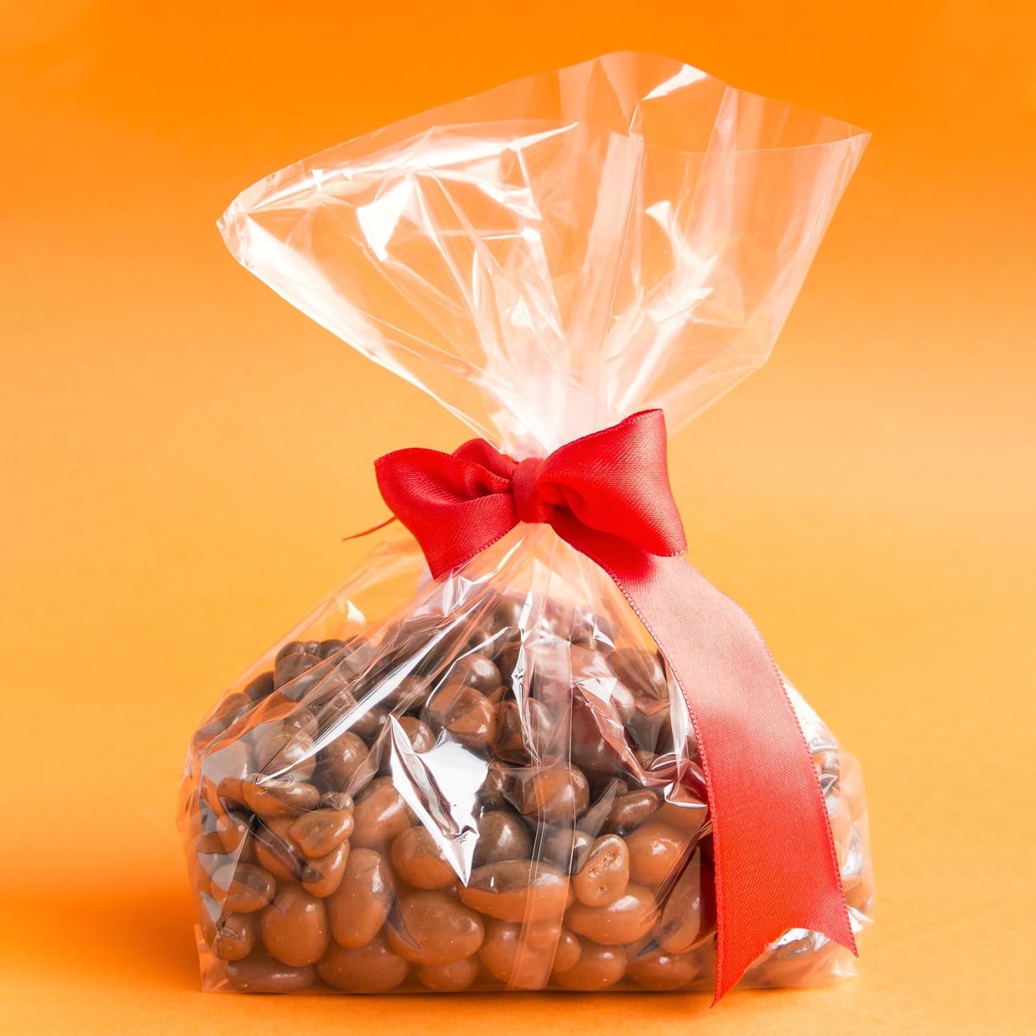 Großhandel Gusseted Flachboden Cellophane Taschen mit Papier-Einlage 50 Stück 5x3x12 Zoll, Hersteller für individuelles Logo, OEM verfügbar