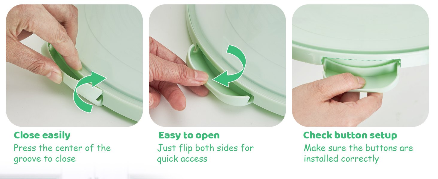 Großhandel Cake Carrier mit Deckel und Griff, BPA-freie Tortenbehälter für 10 Zoll Kuchen, Hersteller von Cupcake Träger - Kunststoffabdeckung mit doppelseitiger Basis für den Transport von Torten, Nüssen und Früchten, perfektes Geschenk für individuelle Marken.