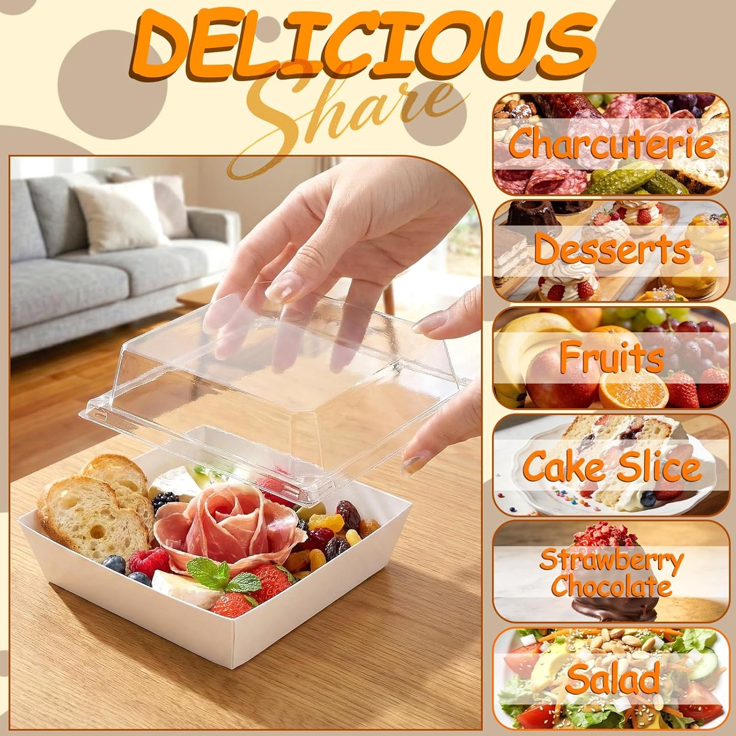 Großhandel Set aus 100 Sandwich-Boxen, 5