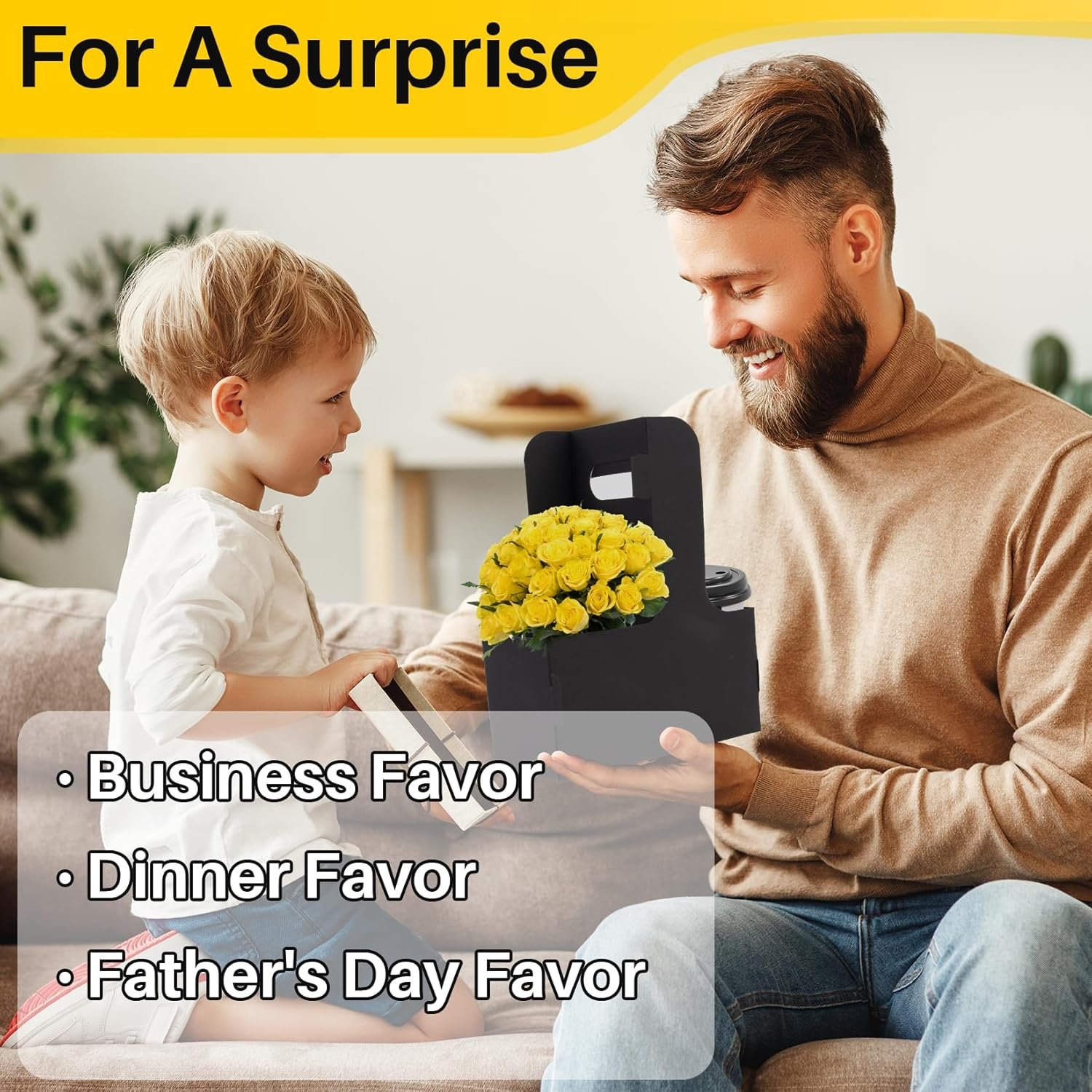 Großhandel 2er Träger für Getränke mit Griff - 12 Stück Einweg-Papierkaffeebecherhalter, stabiler Becherträger für die Lieferung von heißen/kalten Getränken, individuelles Logo für Ihre Eigenmarke.