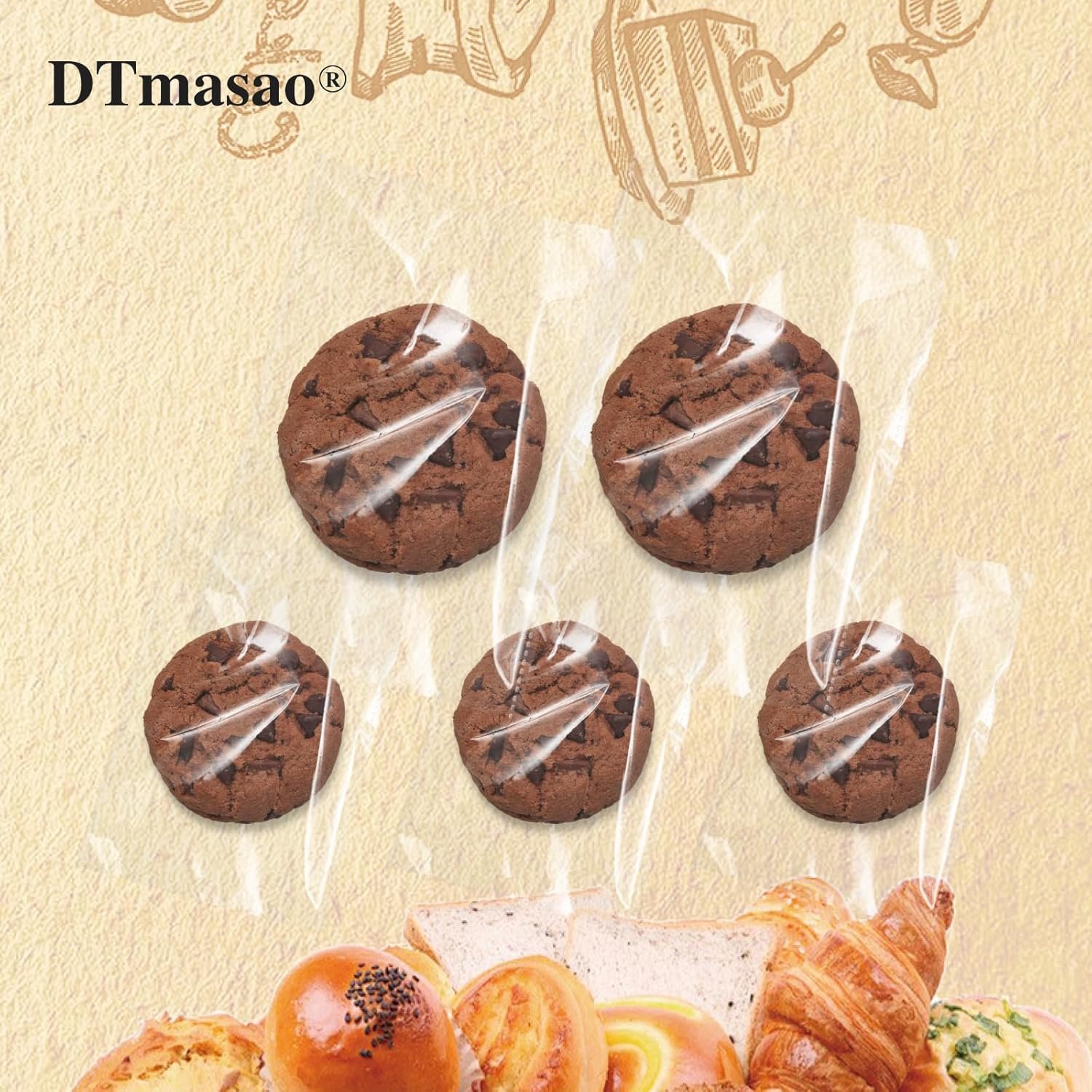 Großhandel 100 Stück klare, selbstverschließbare Zellophanbeutel 4x6 Zoll für die Verpackung von Cookies, Geschenken, Überraschungen und Süßigkeiten, Hersteller, individuelles Logo