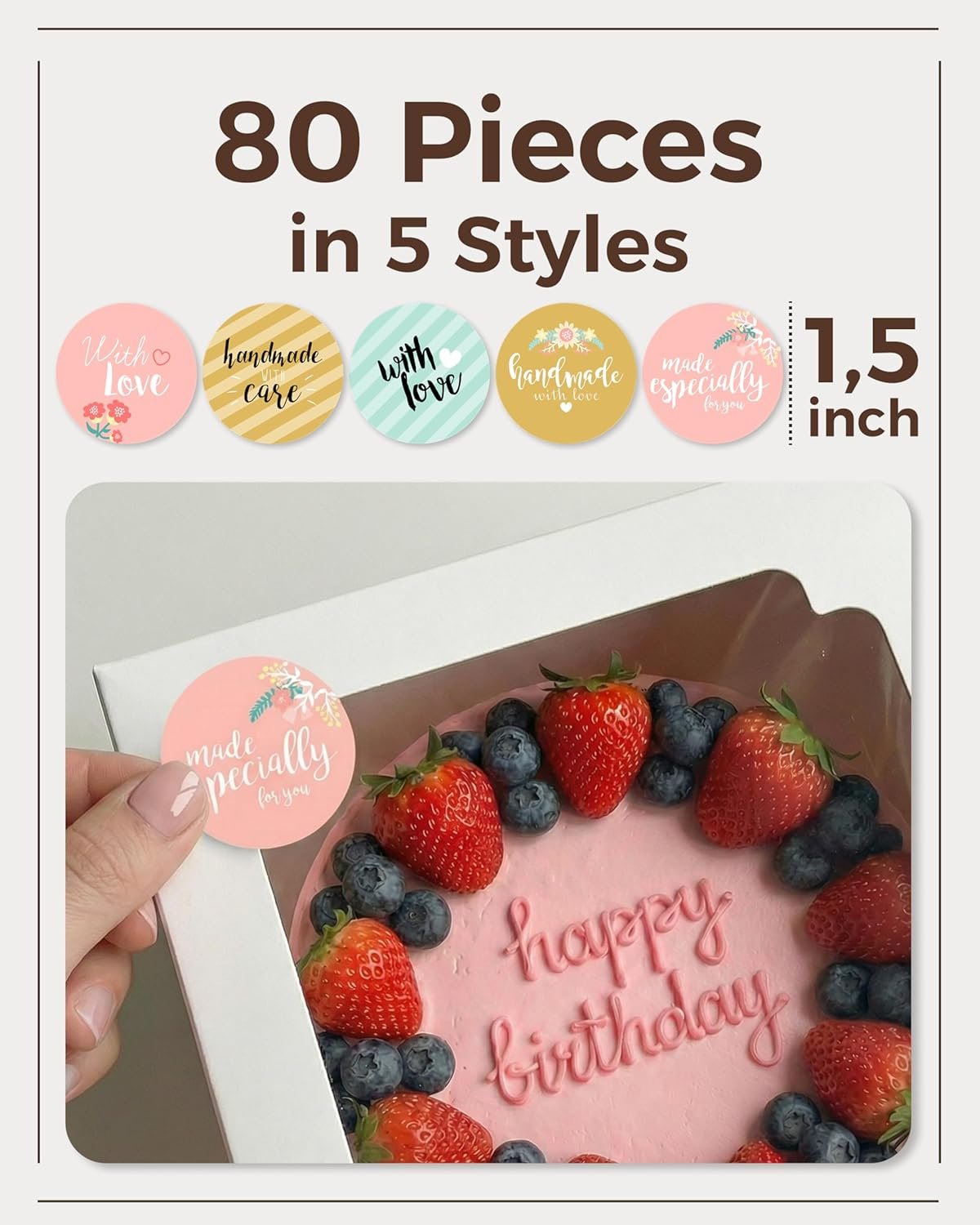 Großhandel 15 Stück hohe mehrschichtige Kuchenboxen 10x10x8 Zoll mit Fenster klare Bäckereibox quadratisch großwegwerf Pie-Box-Paket für Backdekoration Zubehör mit 80 Aufklebern, OEM, Hersteller