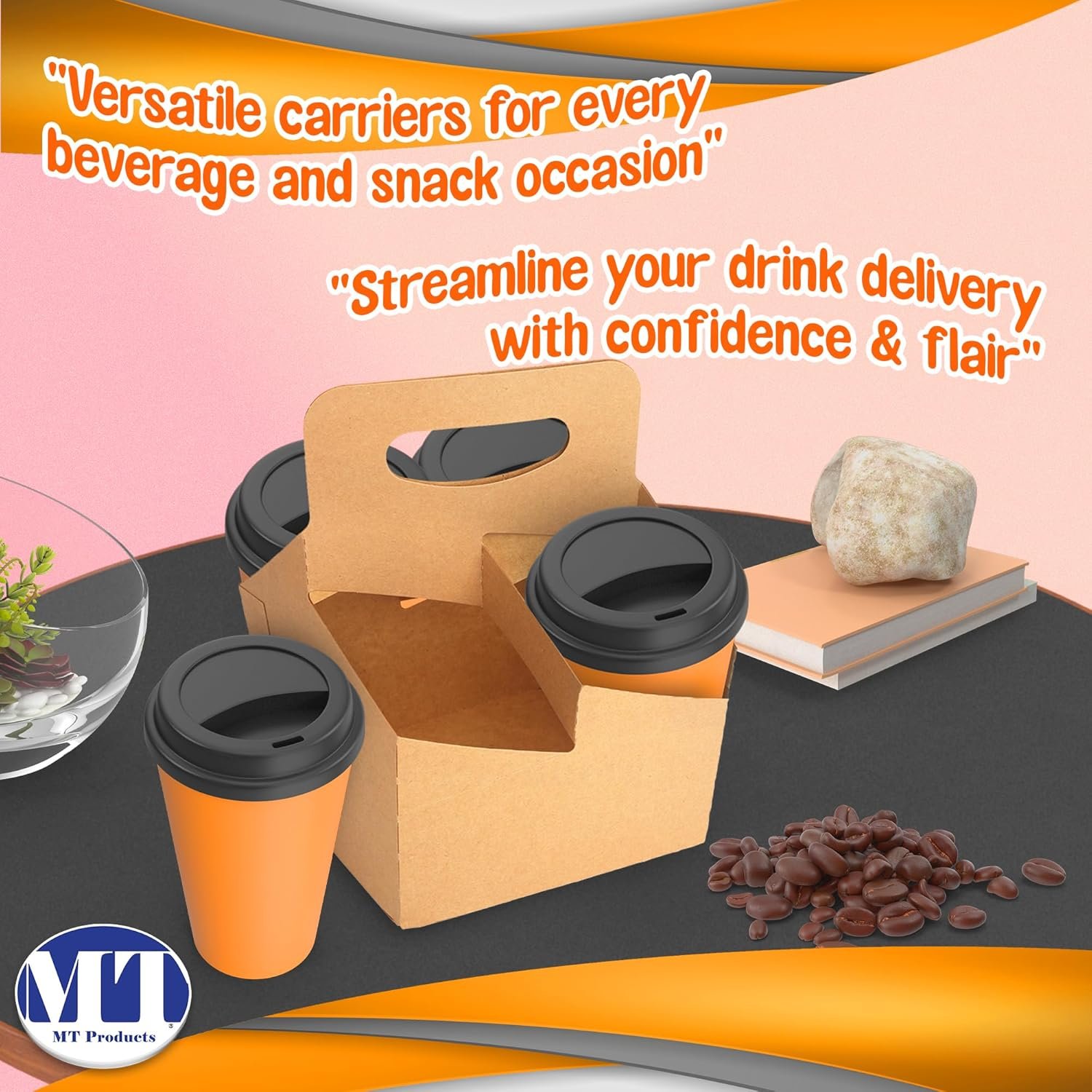 Großhandel 4 Tassen Getränketräger 6,5