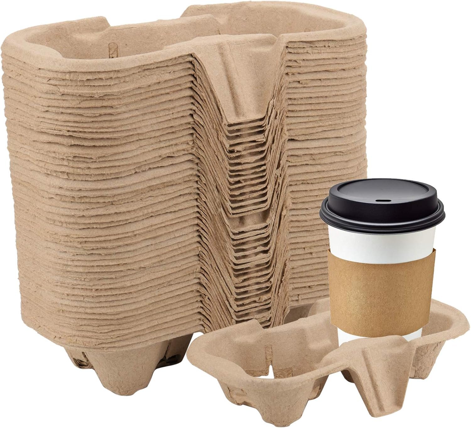 Großhandel 100 Pack 2-Tassen Pulp-Faser Getränke-Trägersystem, für heiße und kalte Getränke, eigener Marken-Logo Service für Kaffeegeschäfte, Restaurants, Takeaway-Shops, Juice Bars, Hersteller für nachhaltige Lösung in Bulk. Großhandel 100 Pack 2-Tassen Pulp-Faser Getränke-Trägersystem, für heiße und kalte Getränke, eigener Marken-Logo Service für Kaffeegeschäfte, Restaurants, Takeaway-Shops, Juice Bars, Hersteller für nachhaltige Lösung in Bulk.