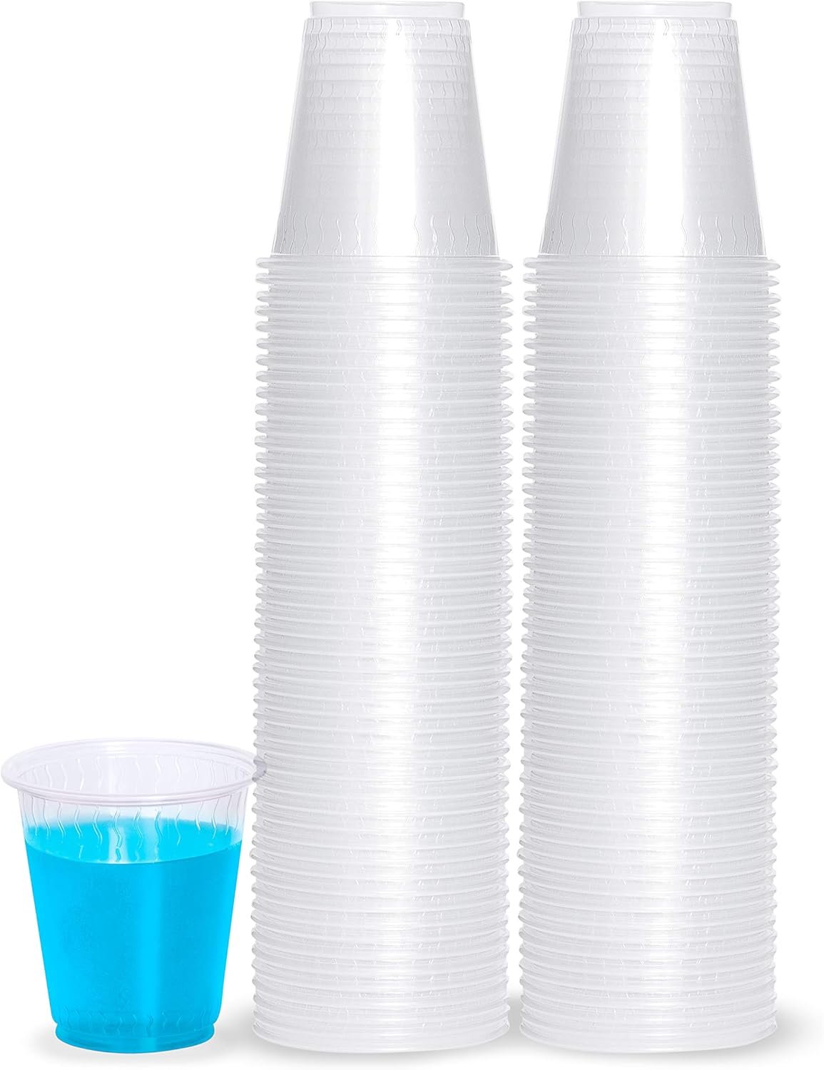 Großhandel 100 Stück klare Einweg-Plastikbecher 3 oz mit individuellem Logo vom Hersteller