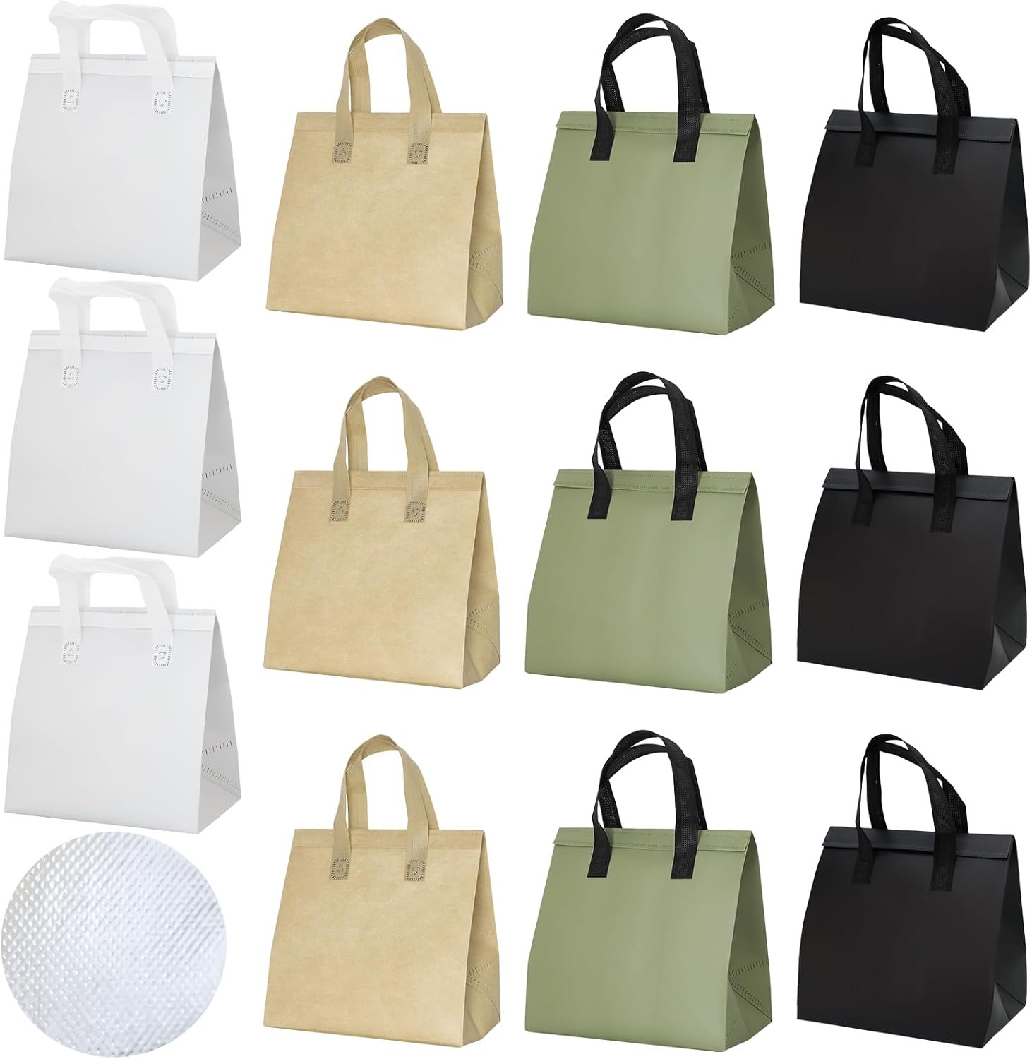 Großhandel 12 Stück isolierte Take Away Taschen, thermische Lunch- und Einkaufsbeutel für heiße und kalte Getränke, individuelle Logos, Hersteller für frische Lebensmittellieferungen. Großhandel 12 Stück isolierte Take Away Taschen, thermische Lunch- und Einkaufsbeutel für heiße und kalte Getränke, individuelle Logos, Hersteller für frische Lebensmittellieferungen.