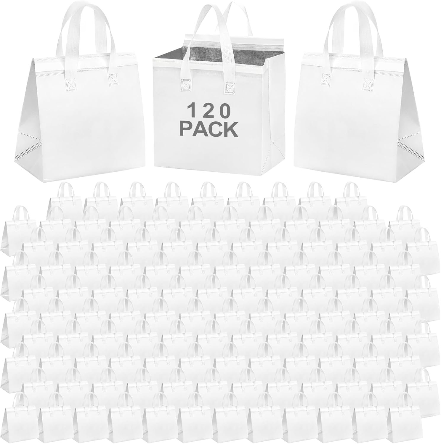 Großhandel 120 Stück isolierte Take-Out-Taschen in thermoisolierten Lunchbags für heiße und kalte Lebensmittel, Kaffee, Milch, Tee, BBQ oder Hochzeiten, Hersteller für Catering, Restaurant, Lebensmittelgeschäft, Picknick, Spenden Geschenktüten, OEM Großhandel 120 Stück isolierte Take-Out-Taschen in thermoisolierten Lunchbags für heiße und kalte Lebensmittel, Kaffee, Milch, Tee, BBQ oder Hochzeiten, Hersteller für Catering, Restaurant, Lebensmittelgeschäft, Picknick, Spenden Geschenktüten, OEM