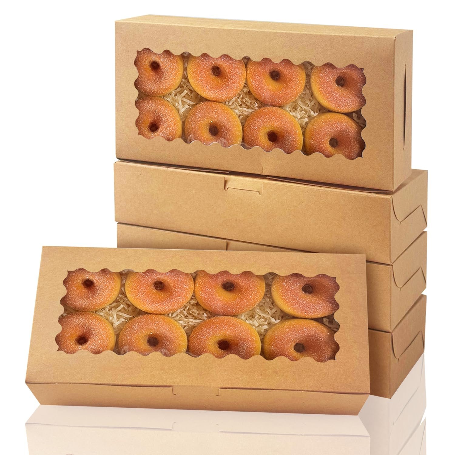 Großhandel 12x5.5x2.5 Zoll braune Keksbox mit Fenster, 15 Stück Pastry Macaron Verpackungsbox für Eigenmarke und OEM Anbieter Großhandel 12x5.5x2.5 Zoll braune Keksbox mit Fenster, 15 Stück Pastry Macaron Verpackungsbox für Eigenmarke und OEM Anbieter