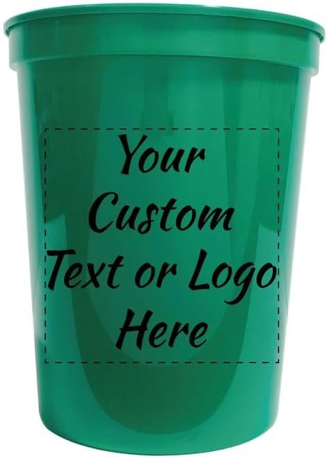 Großhandel 16 oz Plastikstadionbecher individuell mit Ihrem Logo oder Ihrer Nachricht, Hersteller für wiederverwendbare oder Einwegbecher, Set von 10 – Mittelgrün OEM Großhandel 16 oz Plastikstadionbecher individuell mit Ihrem Logo oder Ihrer Nachricht, Hersteller für wiederverwendbare oder Einwegbecher, Set von 10 – Mittelgrün OEM