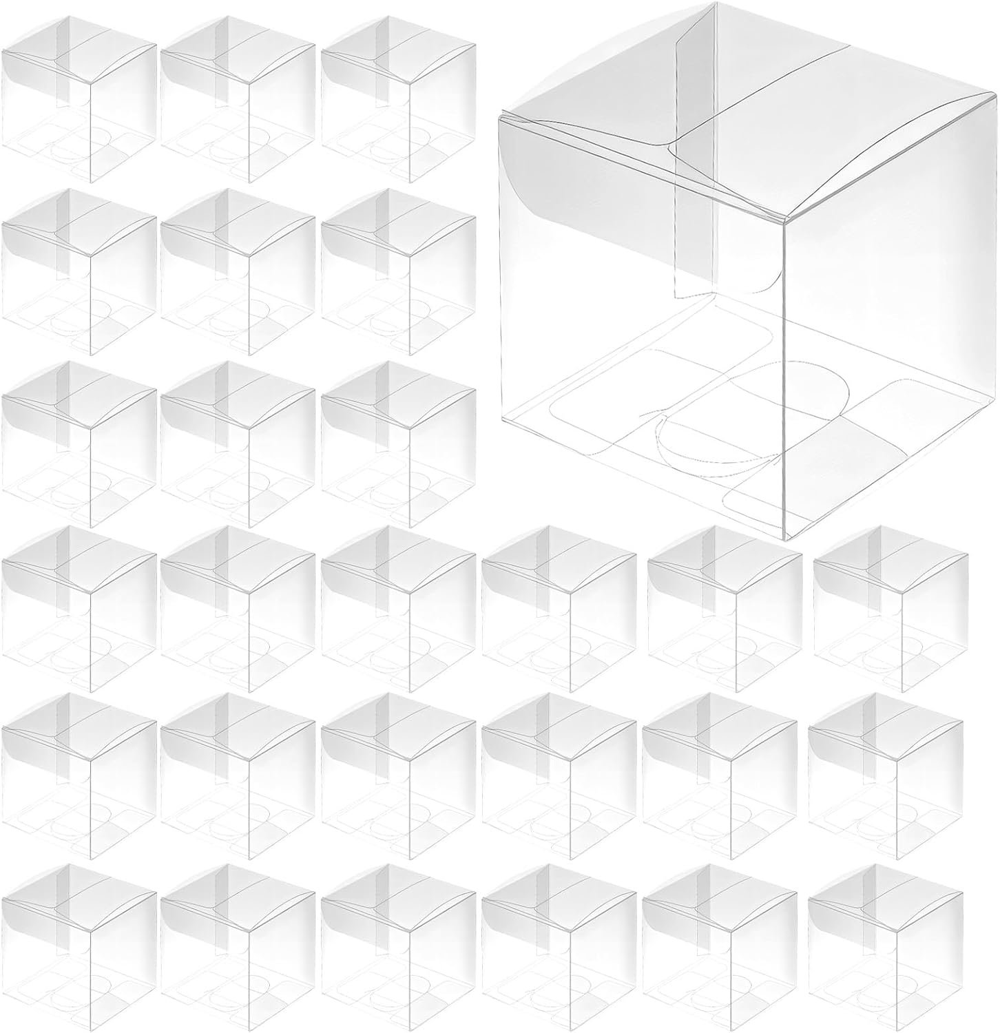 Großhandel 200 Stück Klare Favoritenboxen transparente Kunststoff Geschenkboxen für Tierleckerlis Verpackungswürfel Macarons Geburtstags- und Hochzeitsfeiern Baby Shower (2 x 2 x 2 Zoll) Individuelles Logo vom Hersteller Großhandel 200 Stück Klare Favoritenboxen transparente Kunststoff Geschenkboxen für Tierleckerlis Verpackungswürfel Macarons Geburtstags- und Hochzeitsfeiern Baby Shower (2 x 2 x 2 Zoll) Individuelles Logo vom Hersteller