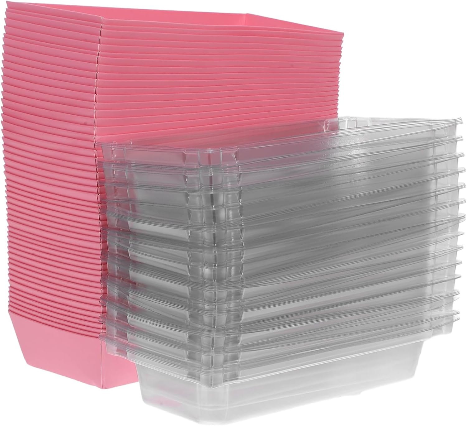 Großhandel 50 Stück Rechteckige Kunststoffbackboxen mit Deckel, Charcuterie, Sandwich und Hot-Dog-Aufbewahrung, Individuelles Logo, Hersteller für qualitativ hochwertige Lösungen in Bulk.