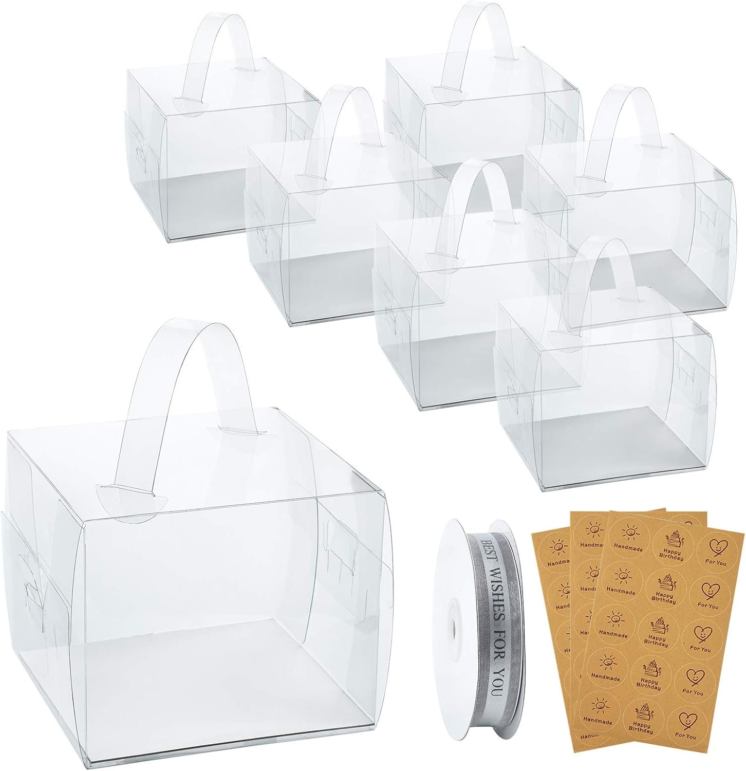 Großhandel 6x6x5 Zoll transparente Kuchenboxen, 20 Stück klare Geschenkbox für Kuchen, Schokolade, Donuts, OEM Optionen verfügbar, ideale Verpackung für Feierlichkeiten wie Party, Hochzeit und Abschluss. Großhandel 6x6x5 Zoll transparente Kuchenboxen, 20 Stück klare Geschenkbox für Kuchen, Schokolade, Donuts, OEM Optionen verfügbar, ideale Verpackung für Feierlichkeiten wie Party, Hochzeit und Abschluss.