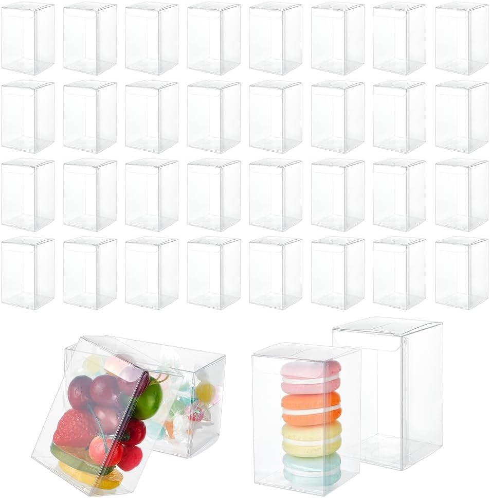 Großhandel 72 Stück 2,3x2,3x4 Zoll transparente Geschenkschachteln für Hochzeitsdekoration, Süßigkeiten und Kekse, individuelles Logo für Valentinstagsgeschenke, hergestellt von einem zuverlässigen Lieferanten. Großhandel 72 Stück 2,3x2,3x4 Zoll transparente Geschenkschachteln für Hochzeitsdekoration, Süßigkeiten und Kekse, individuelles Logo für Valentinstagsgeschenke, hergestellt von einem zuverlässigen Lieferanten.
