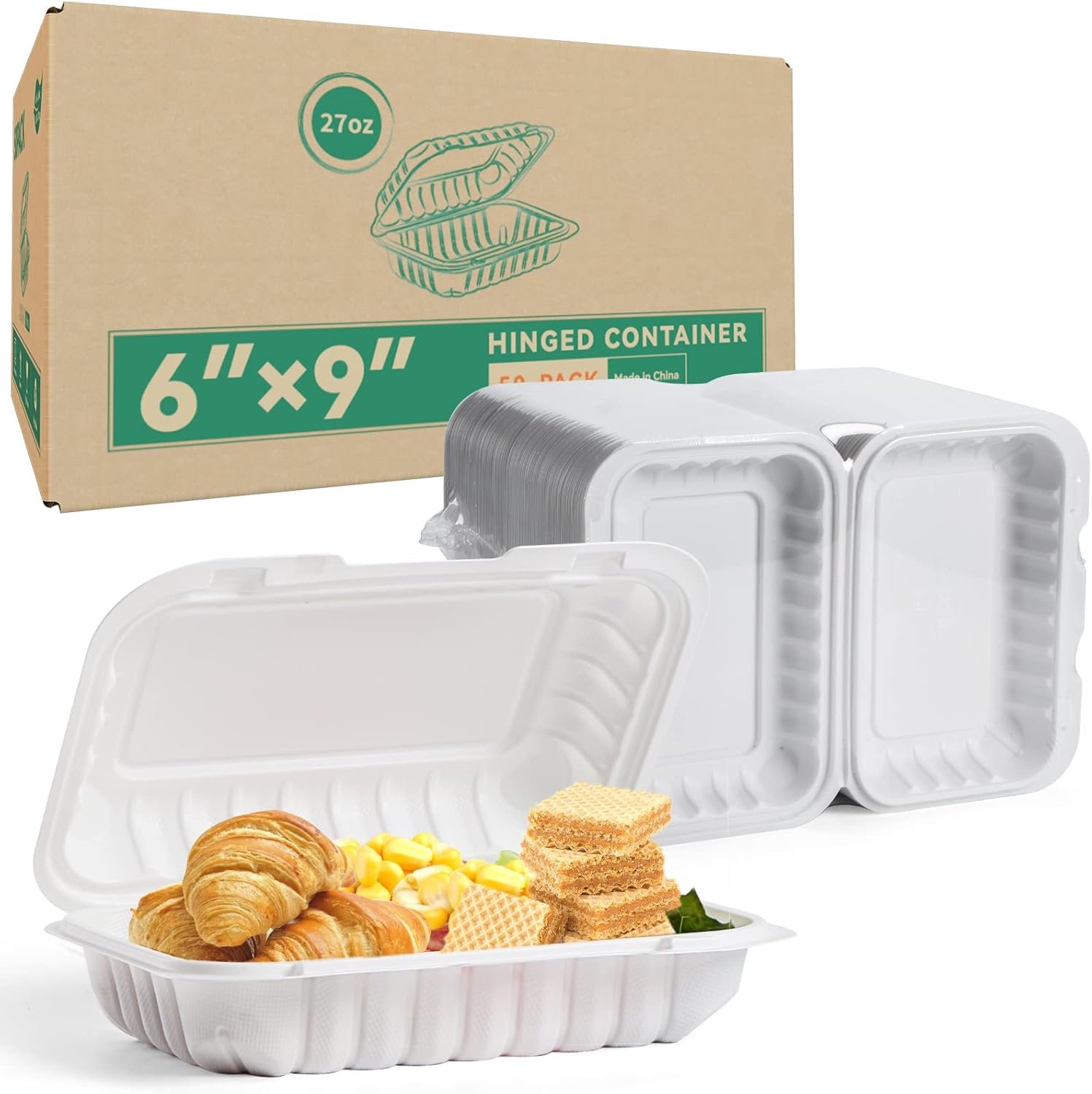 Großhandel Kunststoffbehälter 27oz - Mineralgefülltes PP 9x6 | OEM Takeout Box mit Schrumpffolie, 50 Stück | BPA-frei, gefrier-, mikrowellen- und spülmaschinenfest, wiederverwendbar und Einwegcontainer für To-Go und Bulk Catering | Individuelles Logo Großhandel Kunststoffbehälter 27oz - Mineralgefülltes PP 9x6 | OEM Takeout Box mit Schrumpffolie, 50 Stück | BPA-frei, gefrier-, mikrowellen- und spülmaschinenfest, wiederverwendbar und Einwegcontainer für To-Go und Bulk Catering | Individuelles Logo