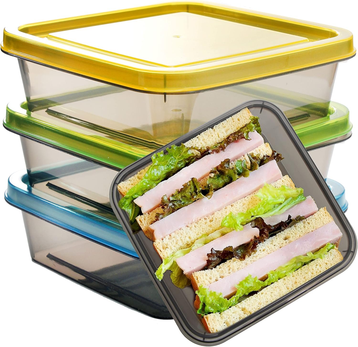 Großhandel Sandwich-Container für die Lunchbox, 20 Unzen wiederverwendbare Lebensmittelaufbewahrungsbehälter für die Eigenmarke, ideal für Meal Prep.