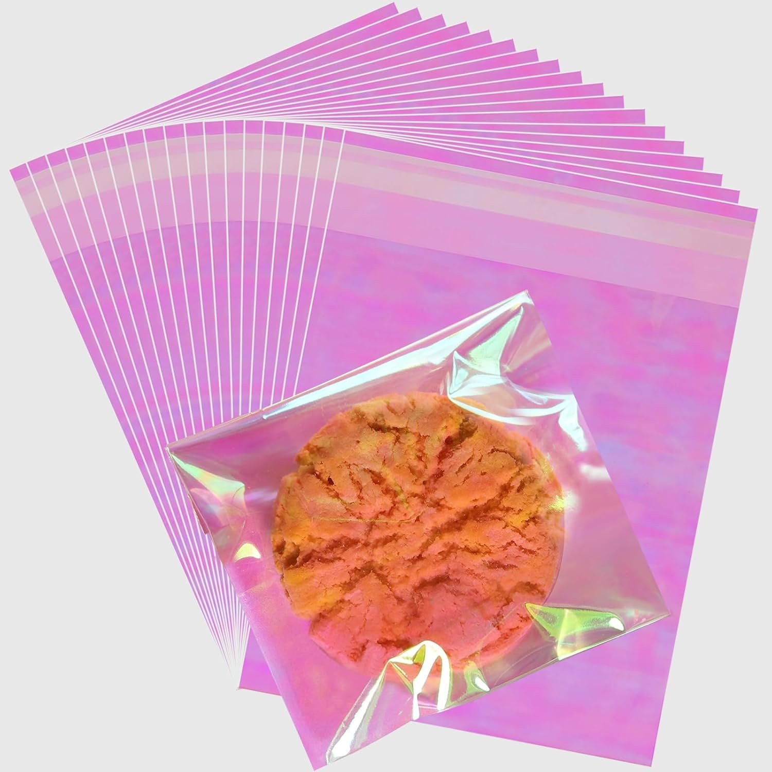 Großhandel Selbstklebende schillernde Zellophanbeutel 5x6 Zoll, 100 Stück wiederverschließbare Geschenkbeutel für individuelle Marken, Verpackungen und Partys Großhandel Selbstklebende schillernde Zellophanbeutel 5x6 Zoll, 100 Stück wiederverschließbare Geschenkbeutel für individuelle Marken, Verpackungen und Partys